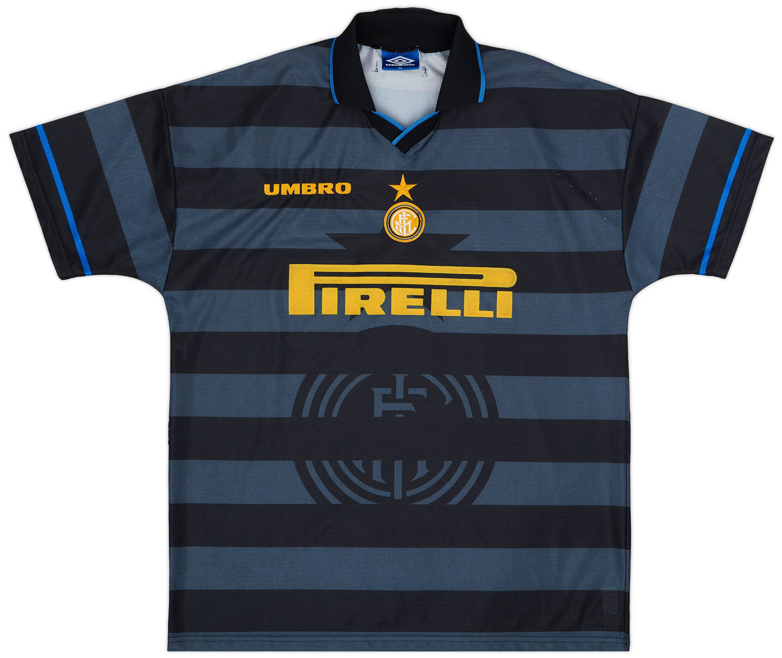 1997-98 Inter Milan Third Shirt Ronaldo #10 - 8/10 - (XL)