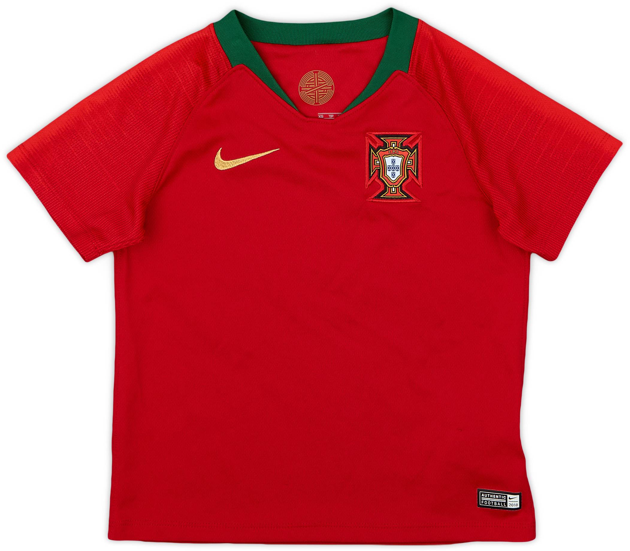 2018-19 Portugal Home Shirt - 9/10 - (3-4 Years)