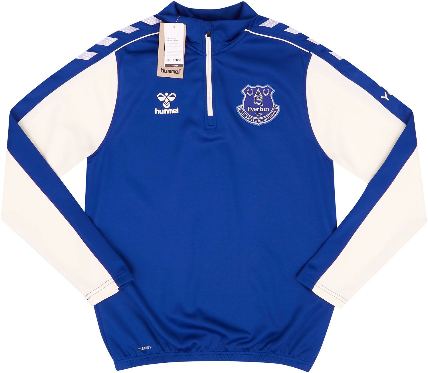 2021-22 Everton Hummel 1/4 Zip Training Top (XS)