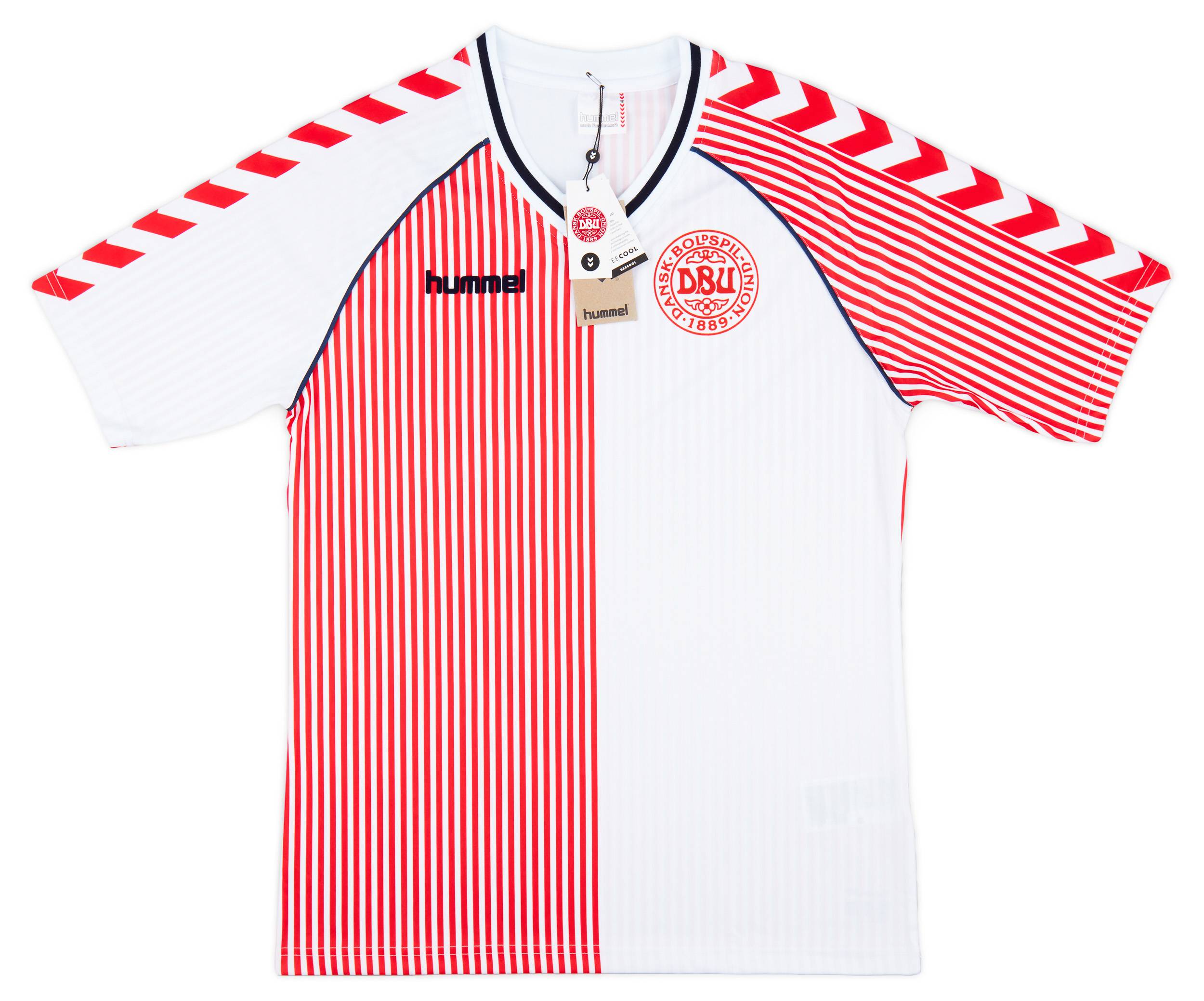 2023 Denmark Hummel 'DBU 86' Reissue Away Shirt