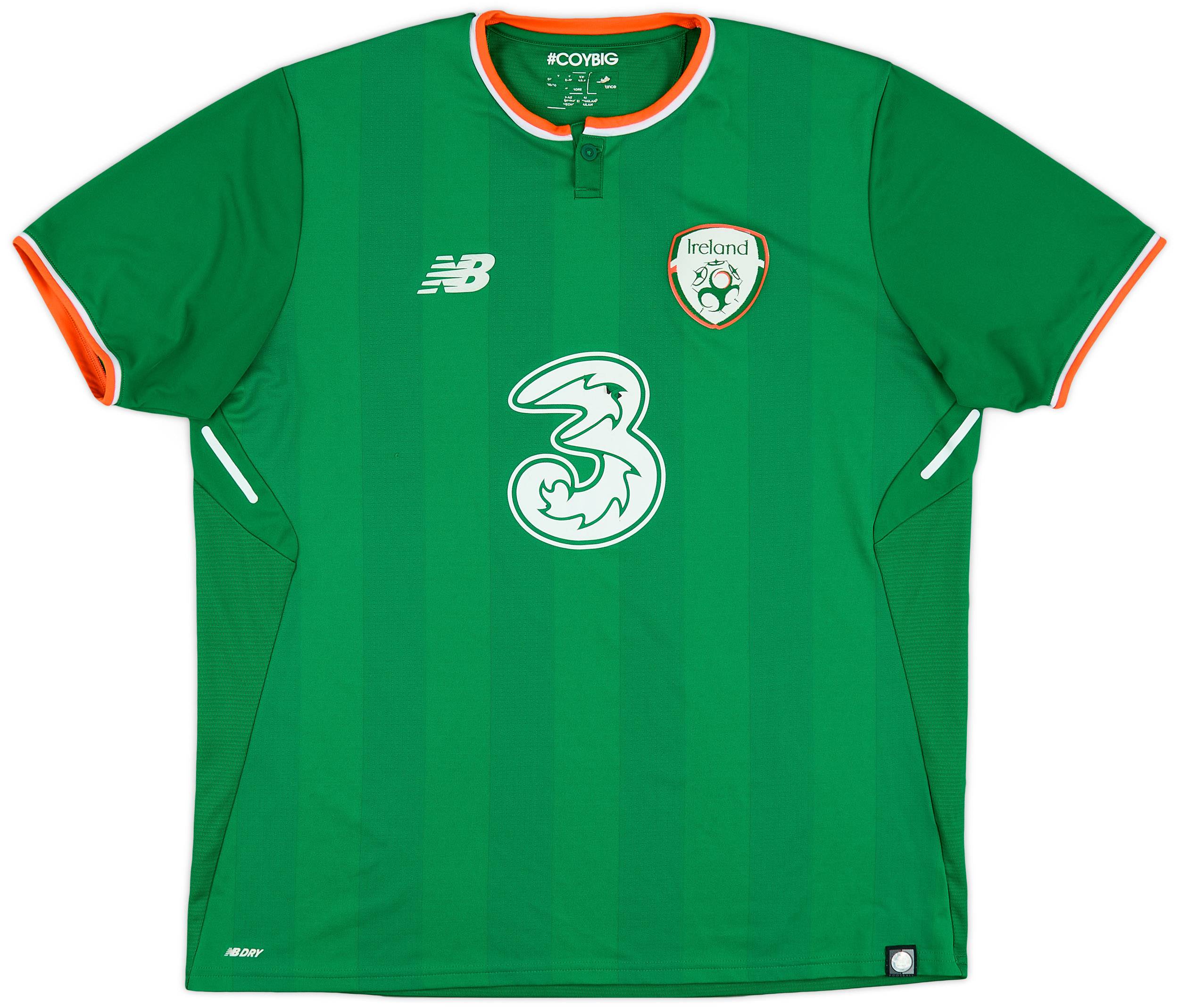 2017-18 Ireland Home Shirt - 5/10 - (XL)