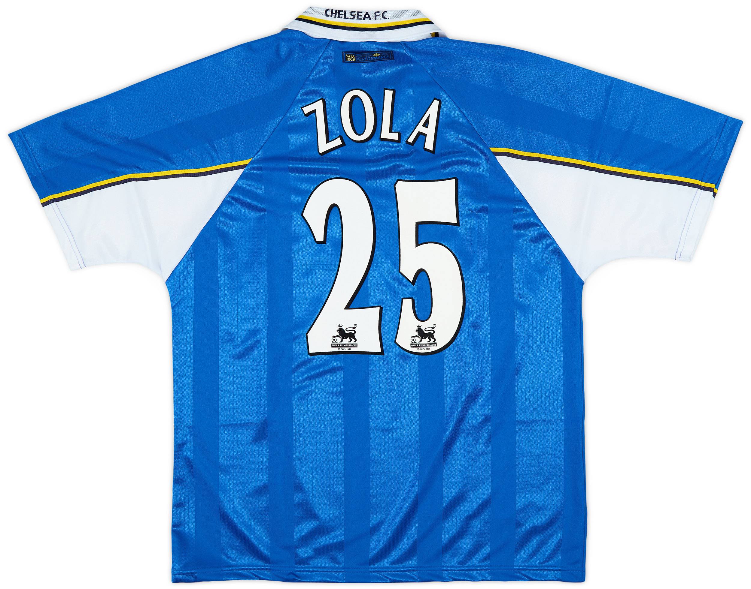 I*G様 【正規品】チェルシー　ZOLA 25 1999-01 Chelsea Home Shirt Zola #25 (L)