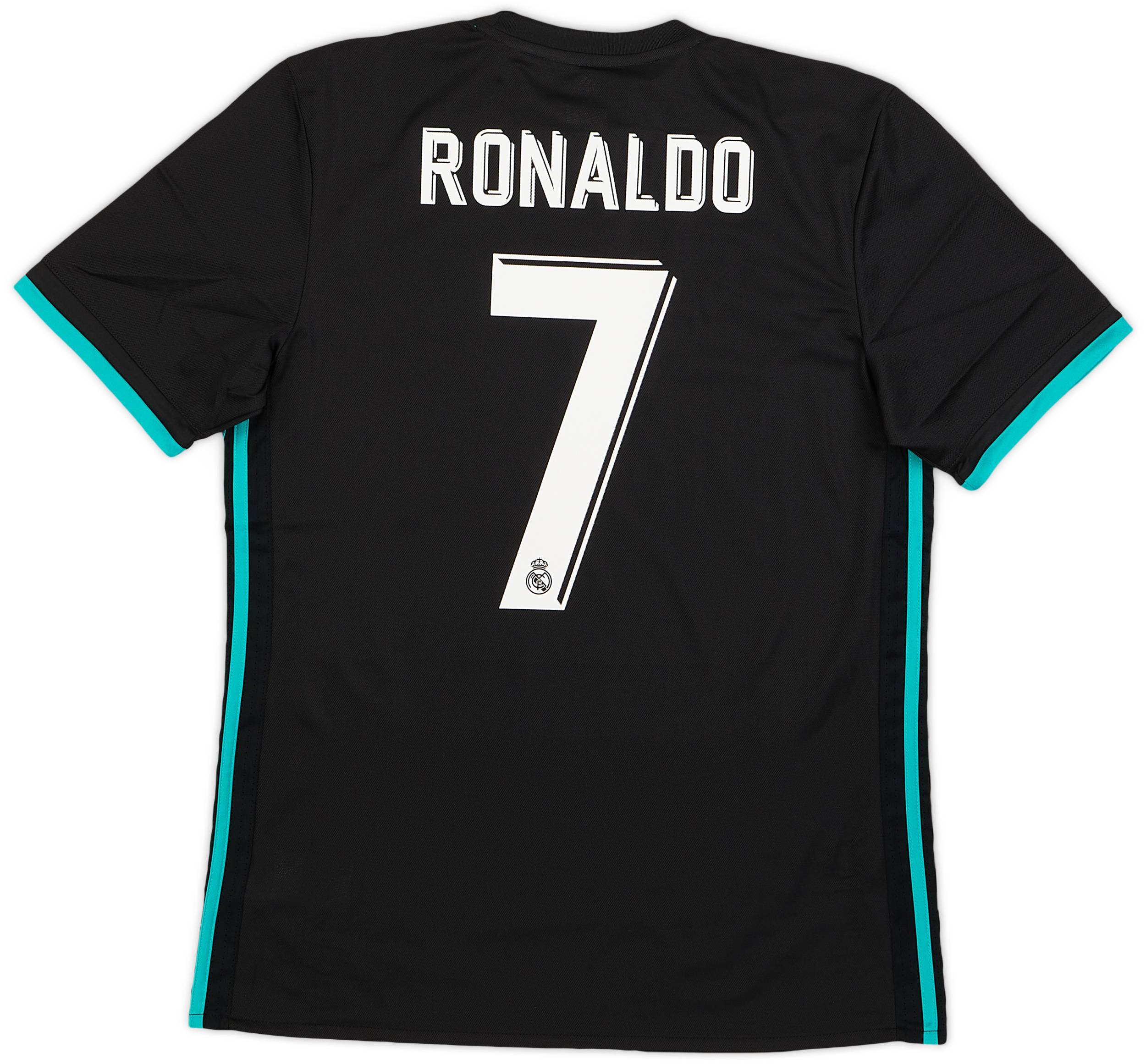 Ronaldo real madrid black jersey clearance