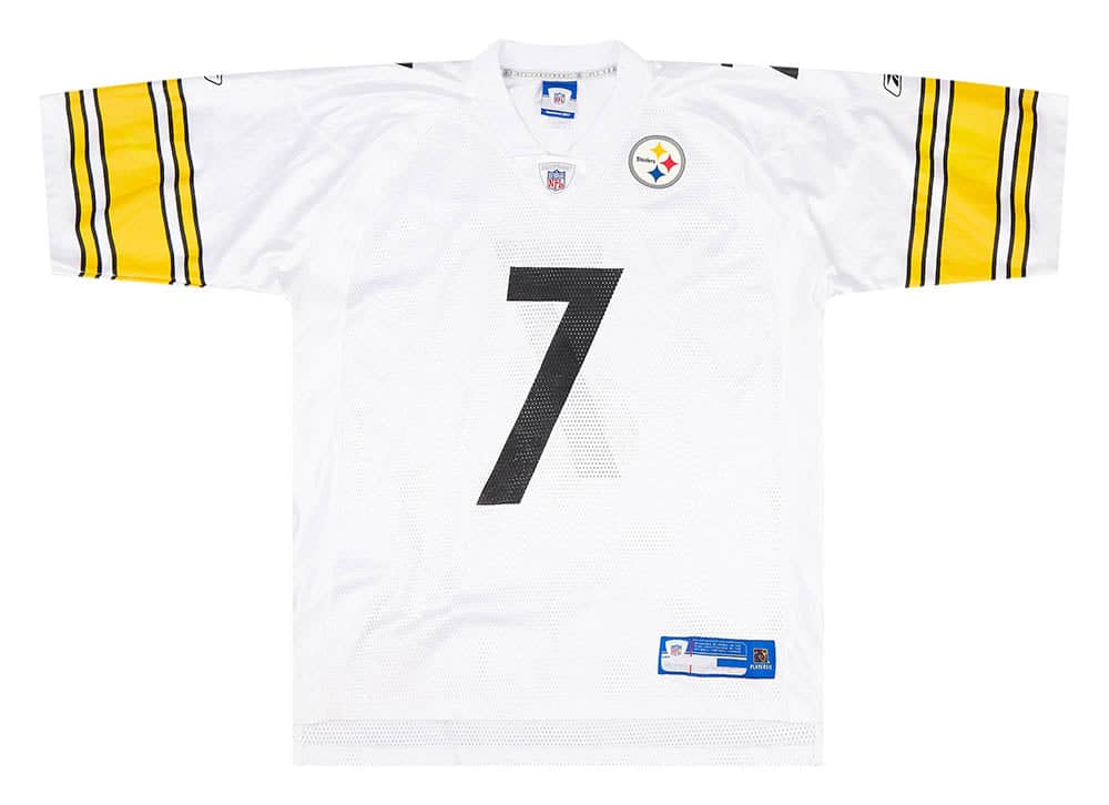 2005-06 Pittsburgh Steelers Roethlisberger #7 Reebok On Field Jersey (Away) L