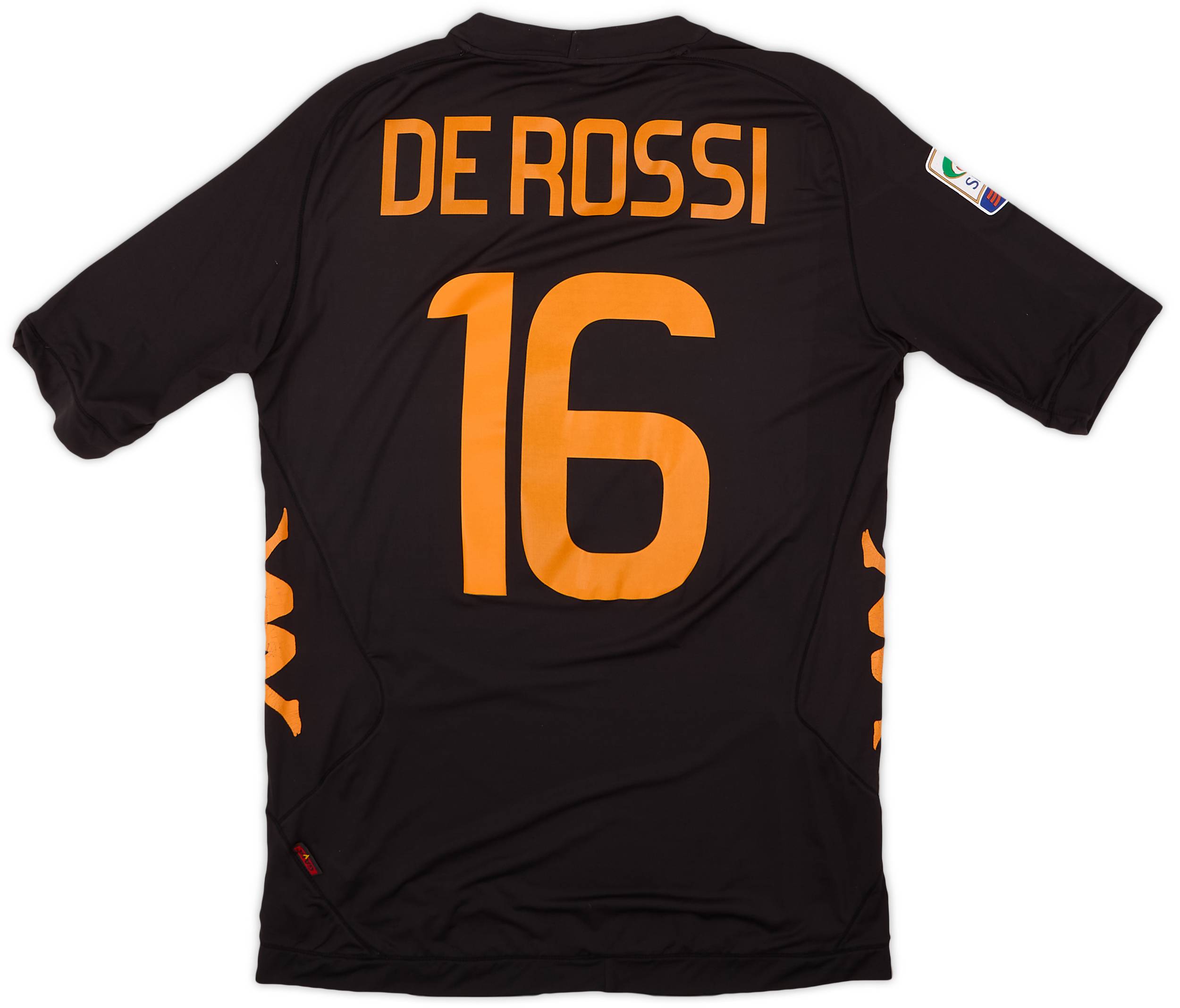 2009-10 Roma Third Shirt De Rossi #16 - 6/10 - (L)