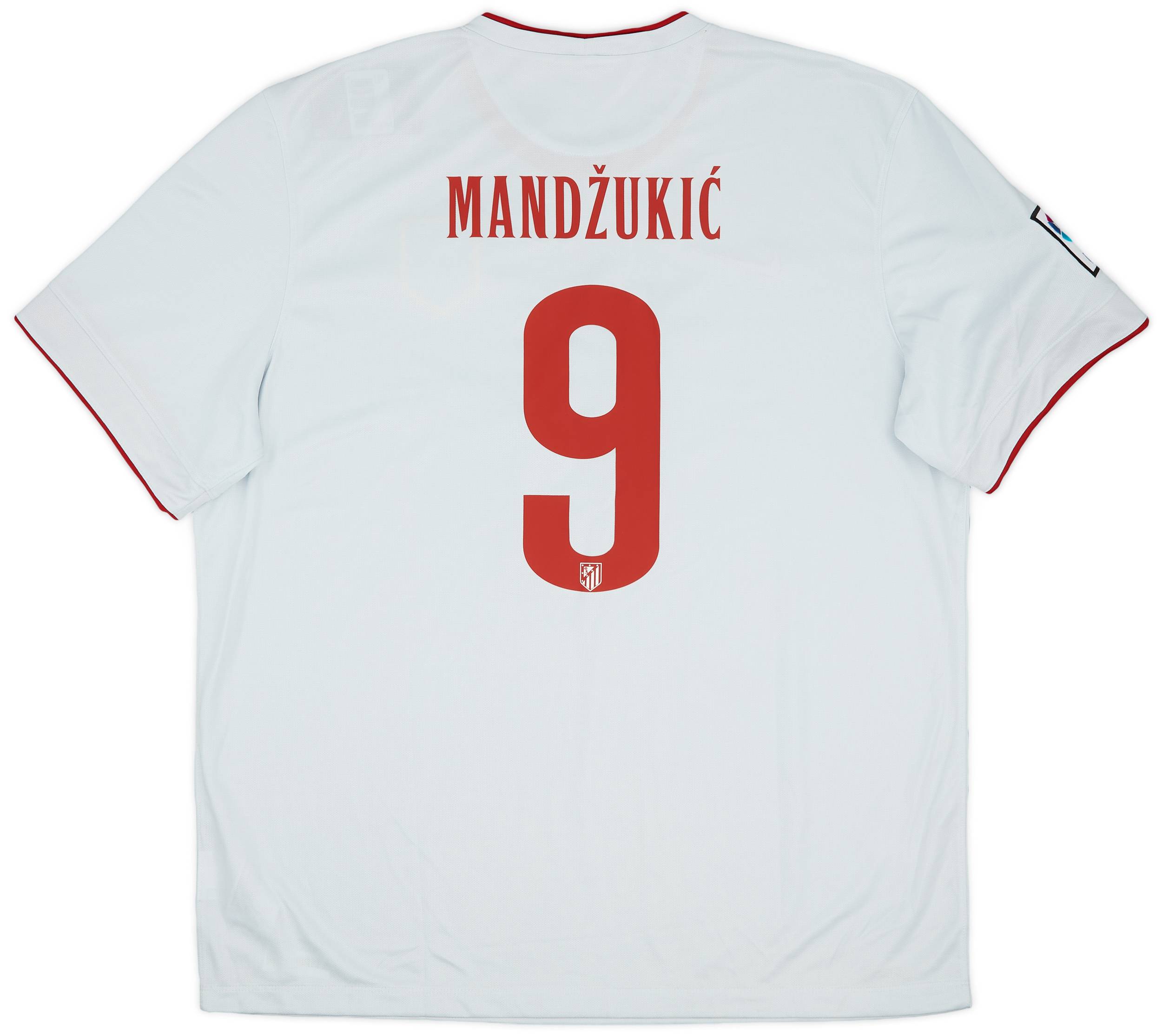 2014-15 Atletico Madrid Away Shirt Mandzukic #9 (XXL)