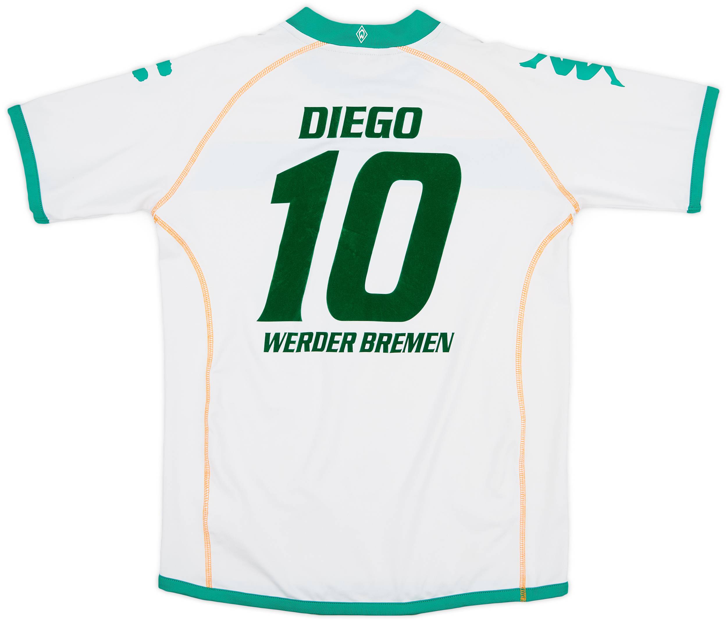 2008-09 Werder Bremen Home Shirt Diego #10 - 9/10 - (YXXL)