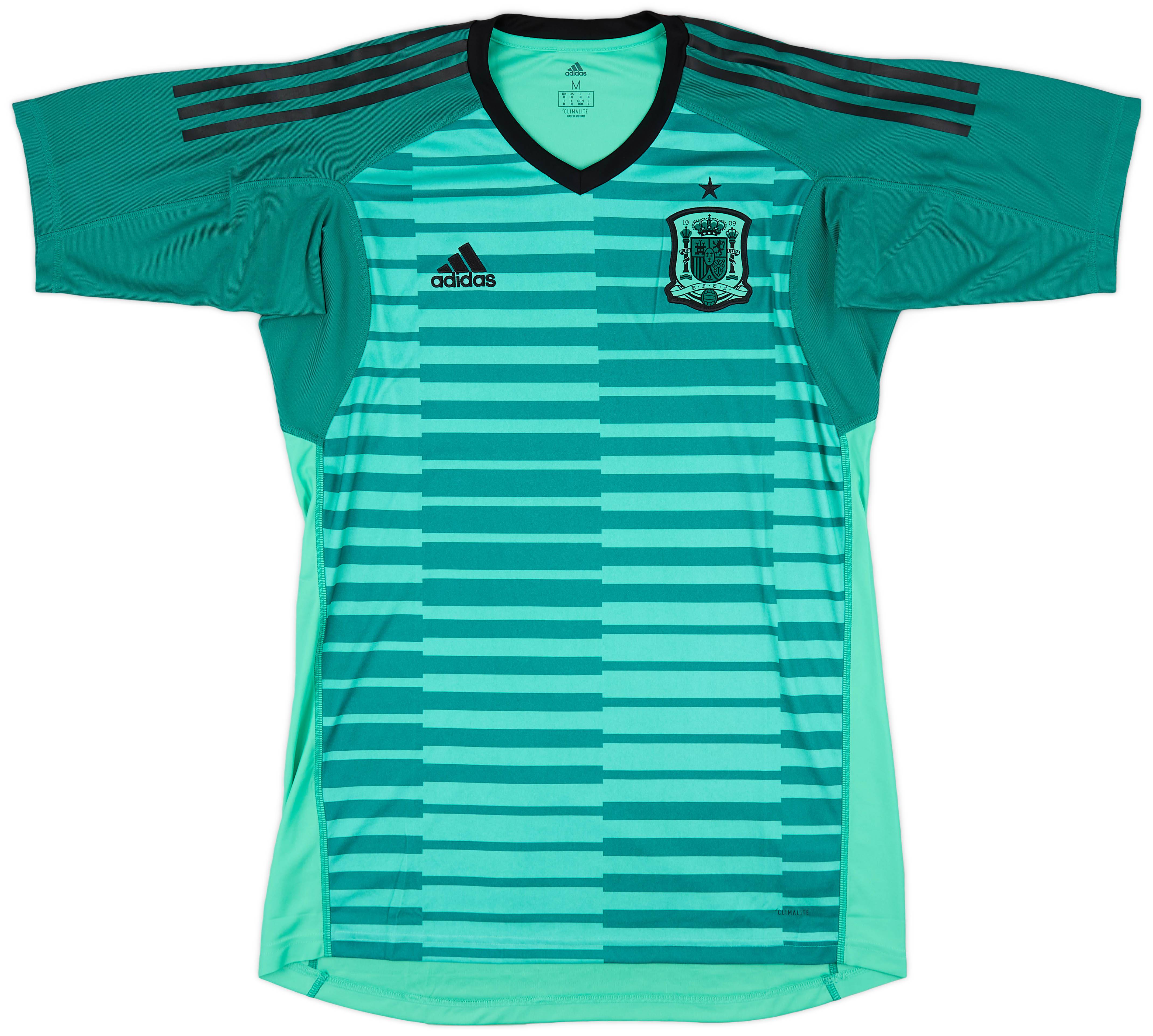 2018-19 Spain S/S GK Shirt - 9/10 - (M)