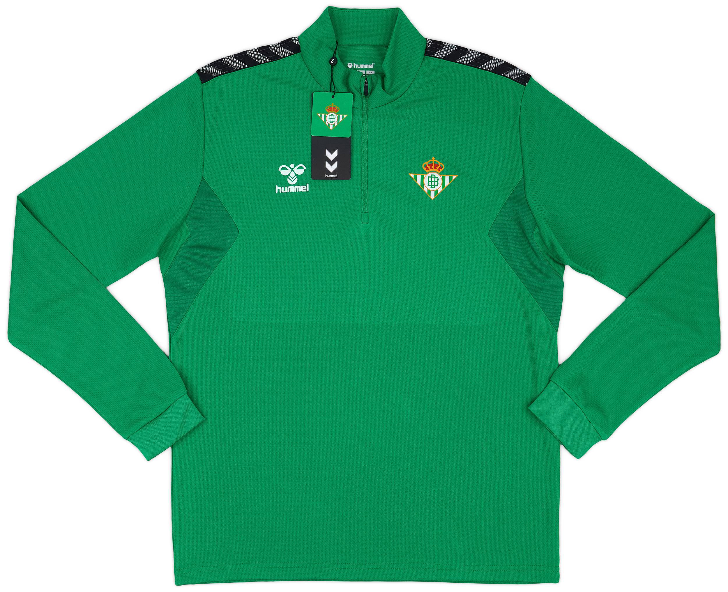 2022-23 Real Betis Hummel 1/4 Zip Training Top