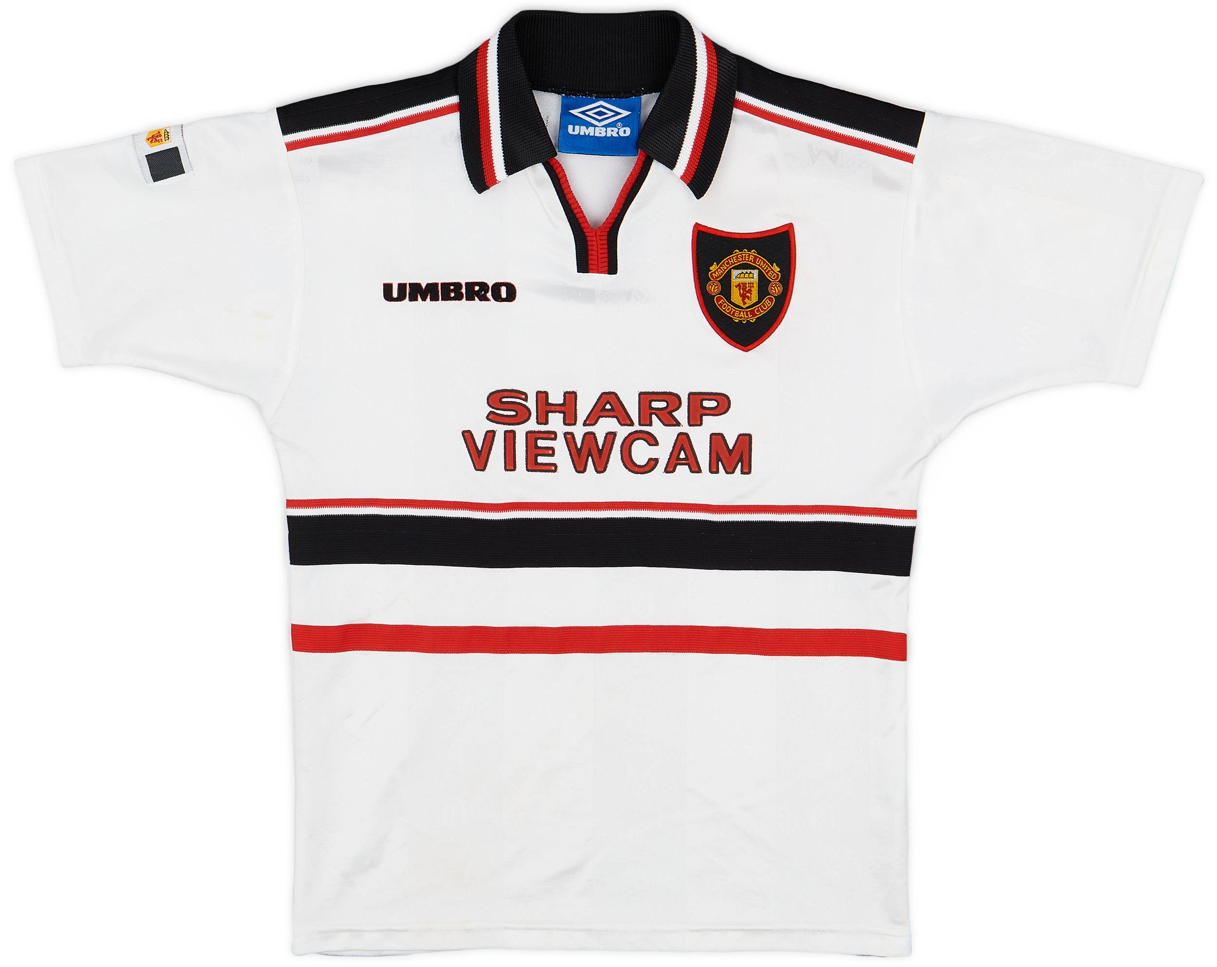1997-99 Manchester United Away Shirt - 7/10 - (S.Boys)