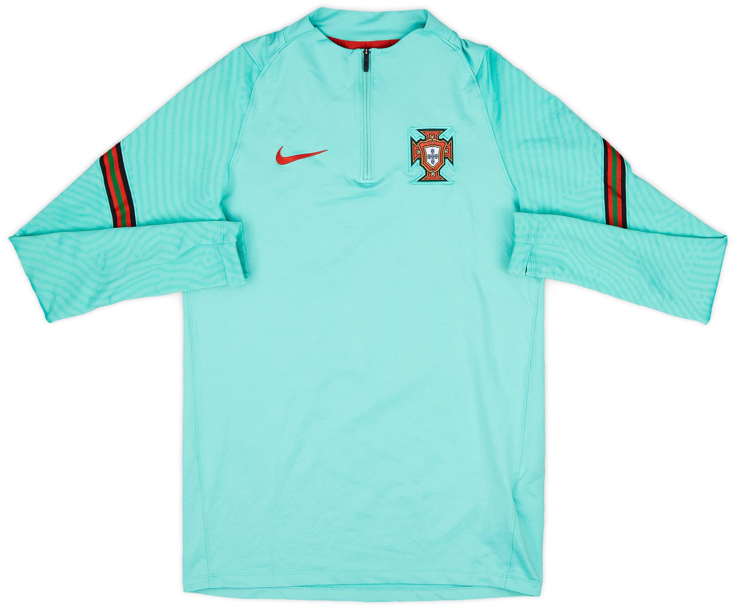 2020-21 Portugal Nike 1/4 Zip Dill Top - 9/10 - (S)