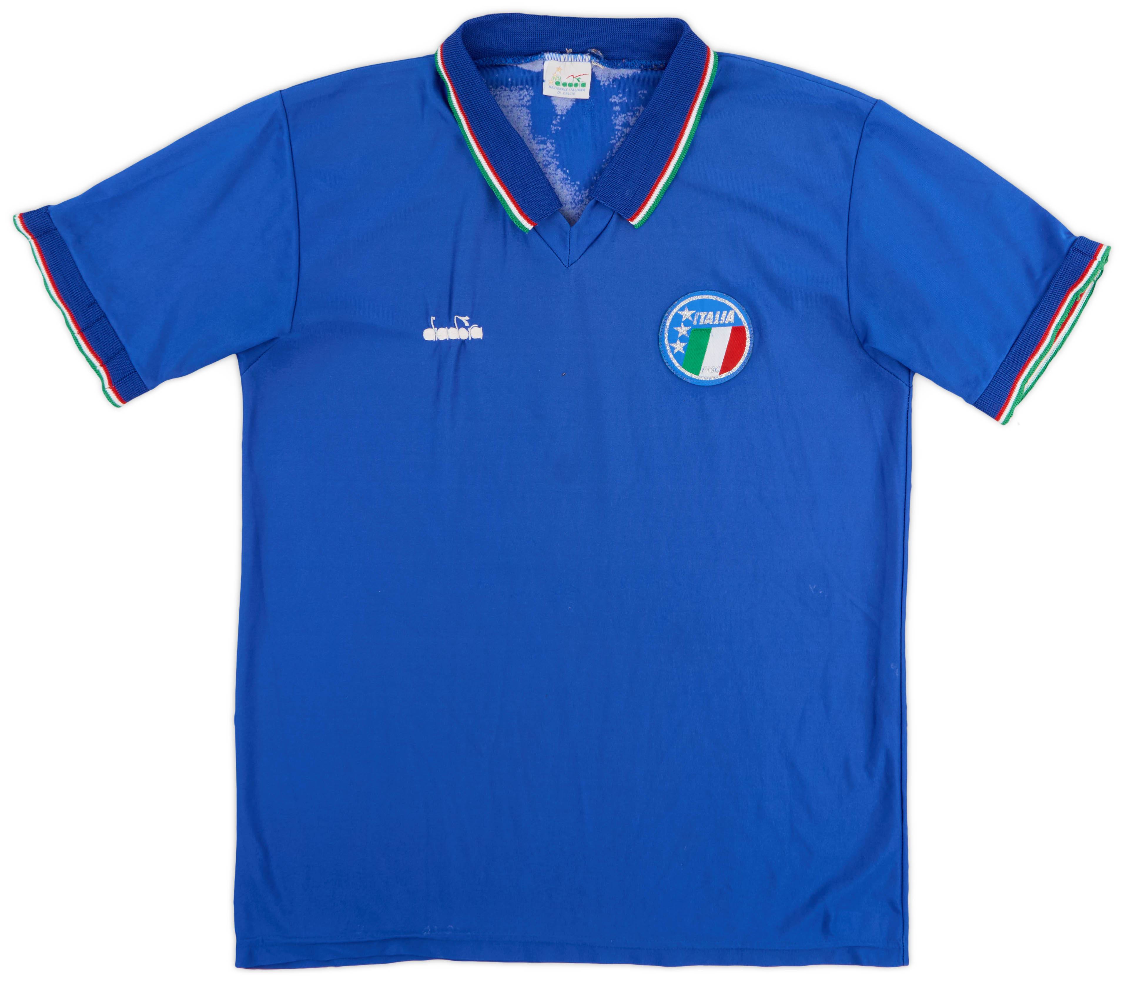 1986-90 Italy Home Shirt - 4/10 - (XL.Boys)
