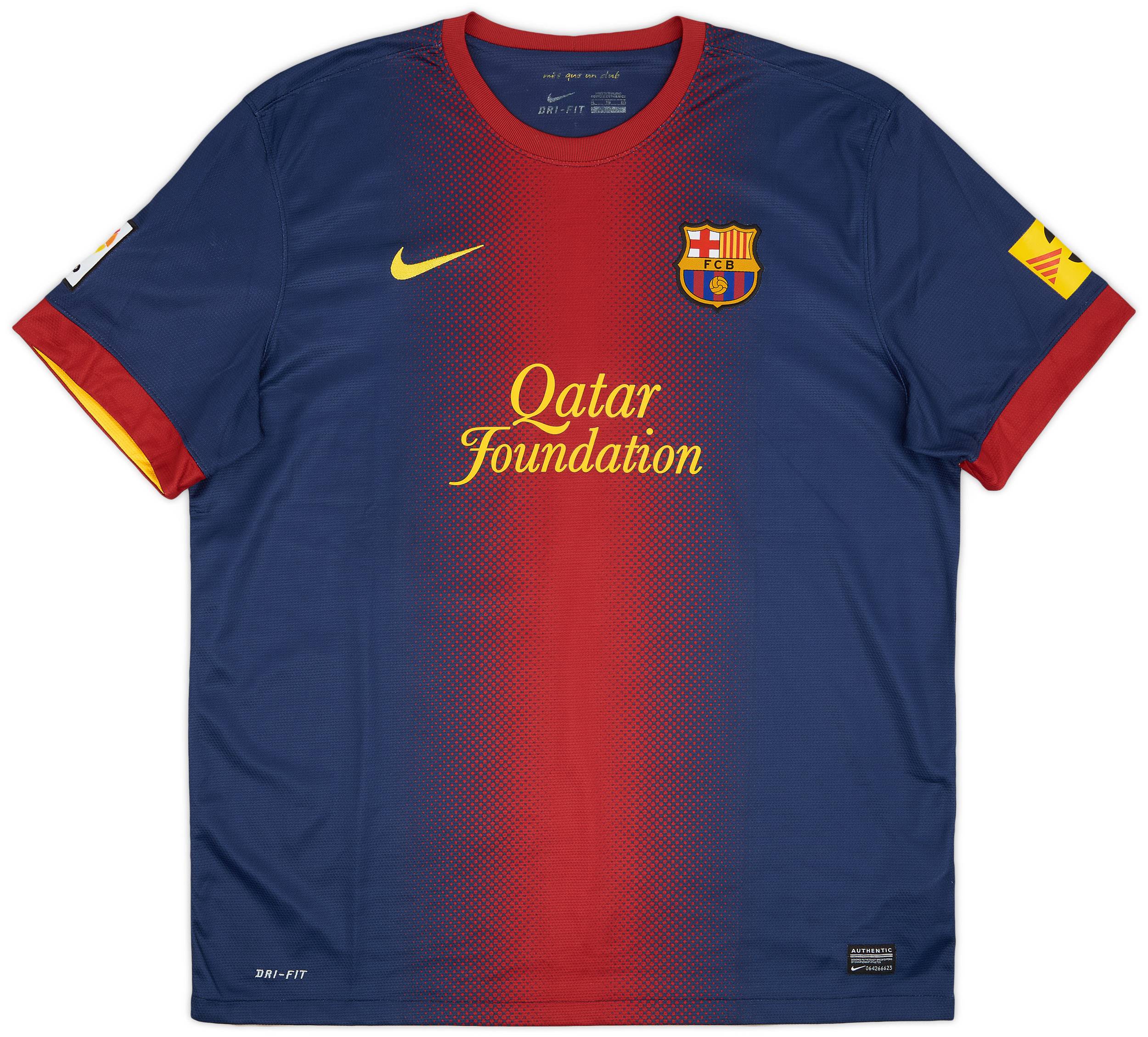 正規品Barcelona Home Shirt 2012 Messi 10 2012-13 Barcelona Home Shirt Messi #10 - 8/10 - (XL)