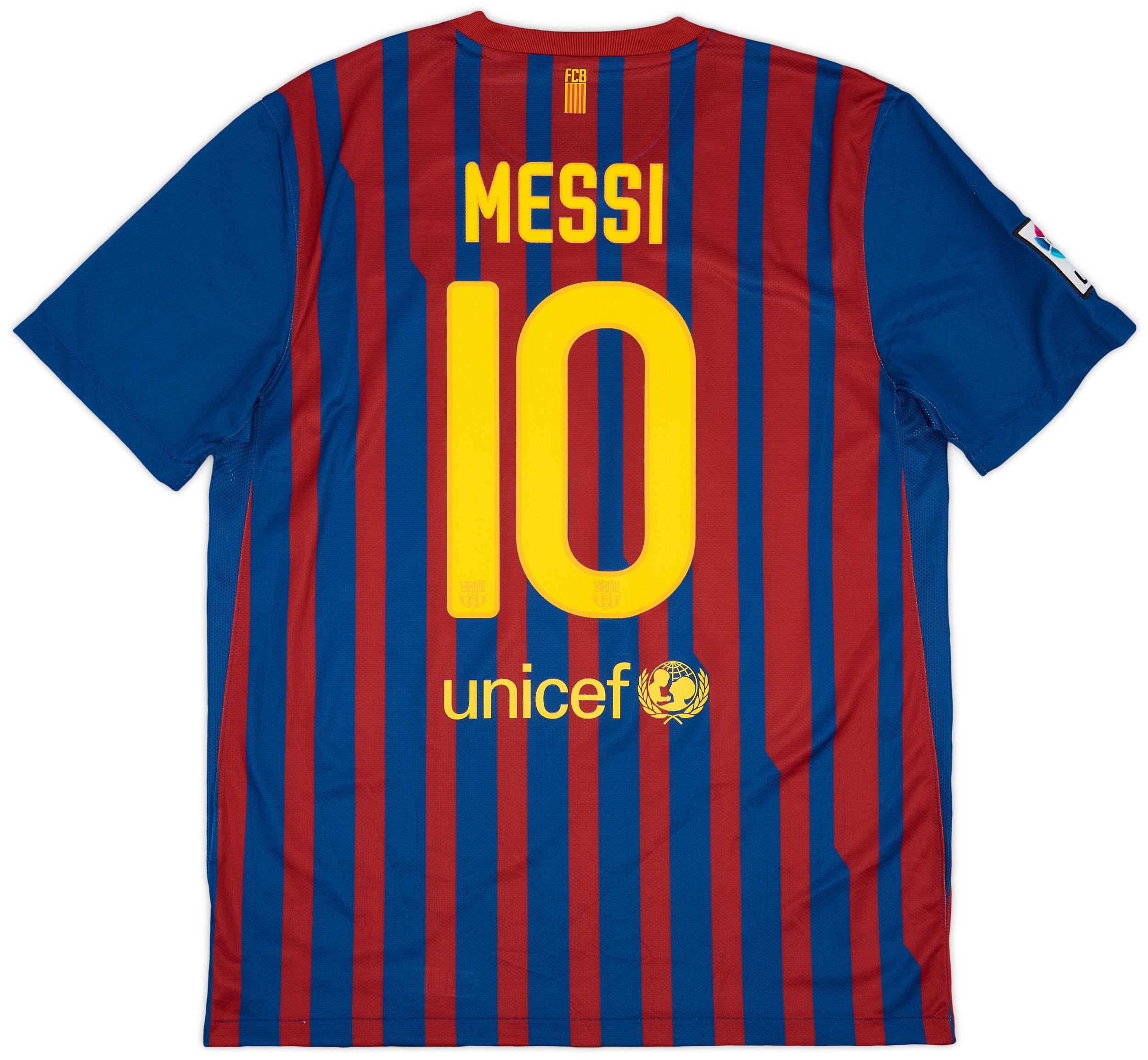 2011-12 Barcelona Home Shirt Messi #10 - 9/10 - (L)