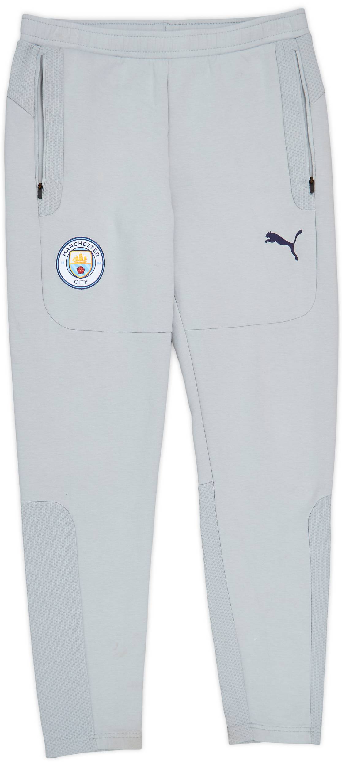 2021-22 Manchester City Puma Track Pants/Bottoms - 7/10 - (L)