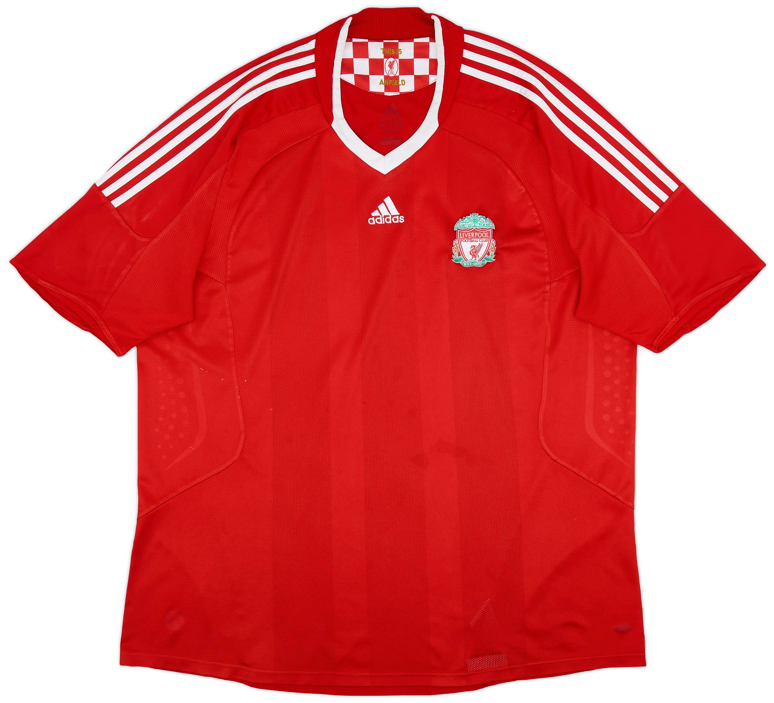 2008 10 Liverpool Home Shirt 5 10 3XL
