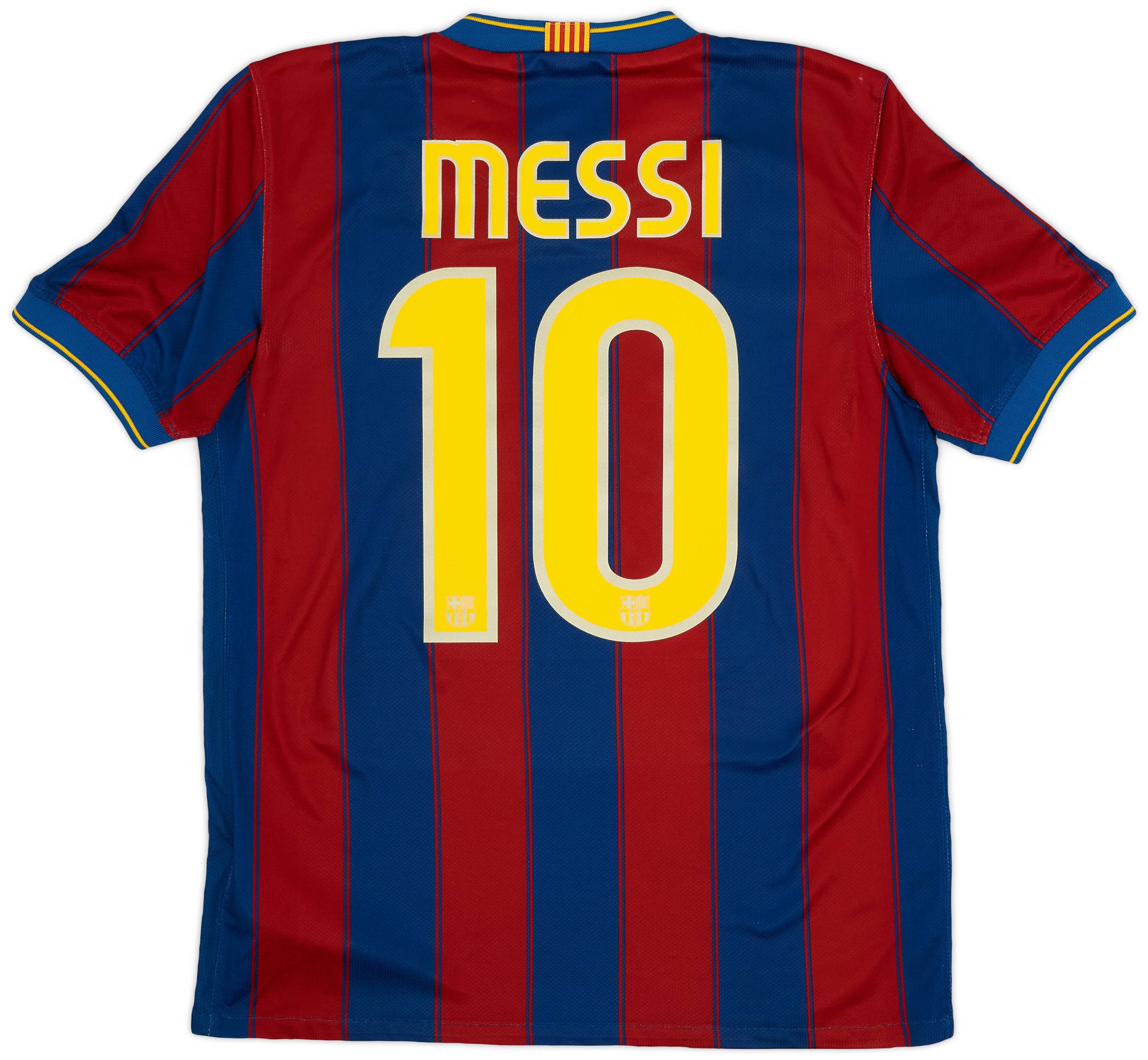 2009-10 Barcelona Home Shirt Messi #10 - 6/10 - (S)