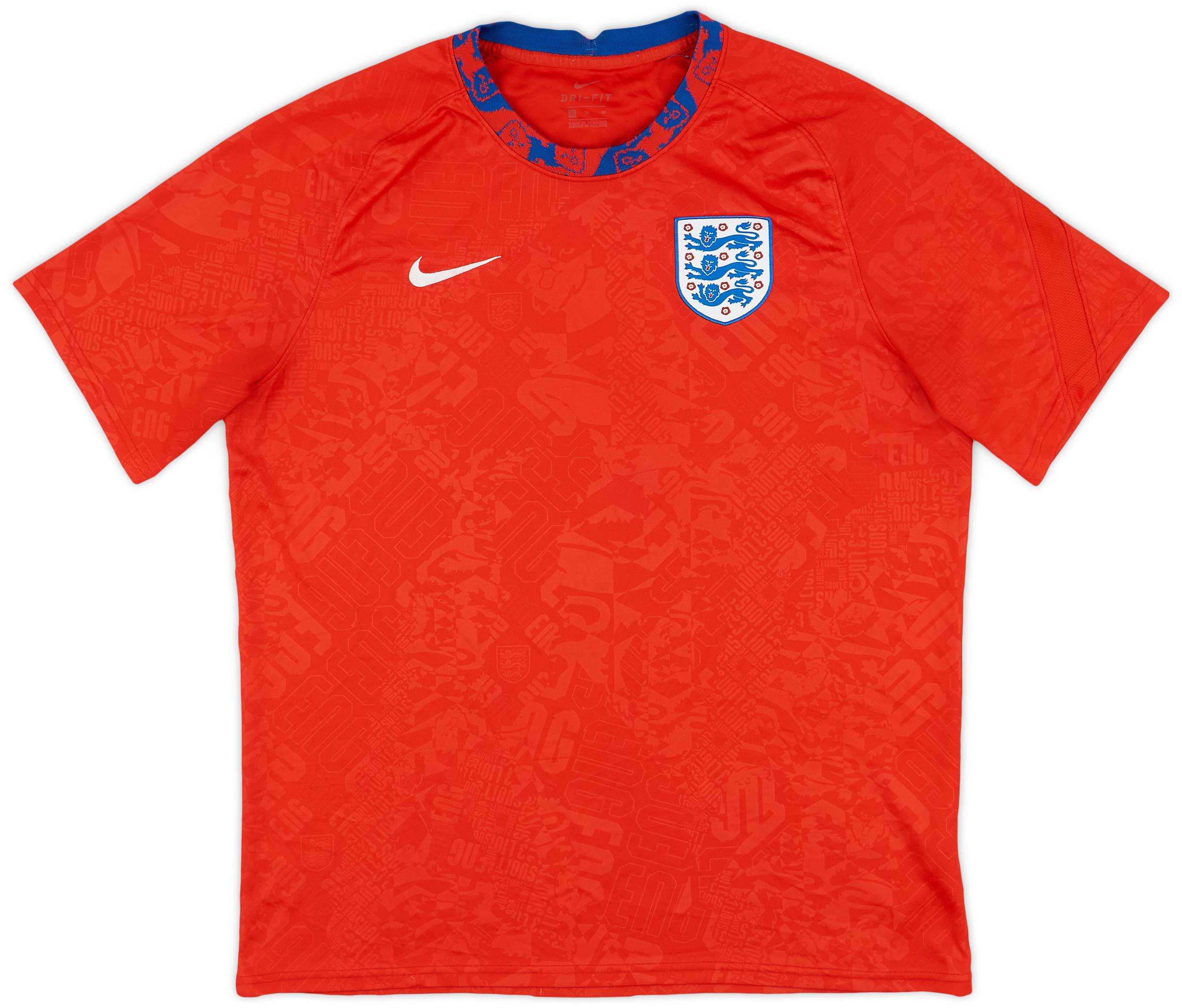 2020-21 England Nike Training Shirt - 7/10 - (XL)