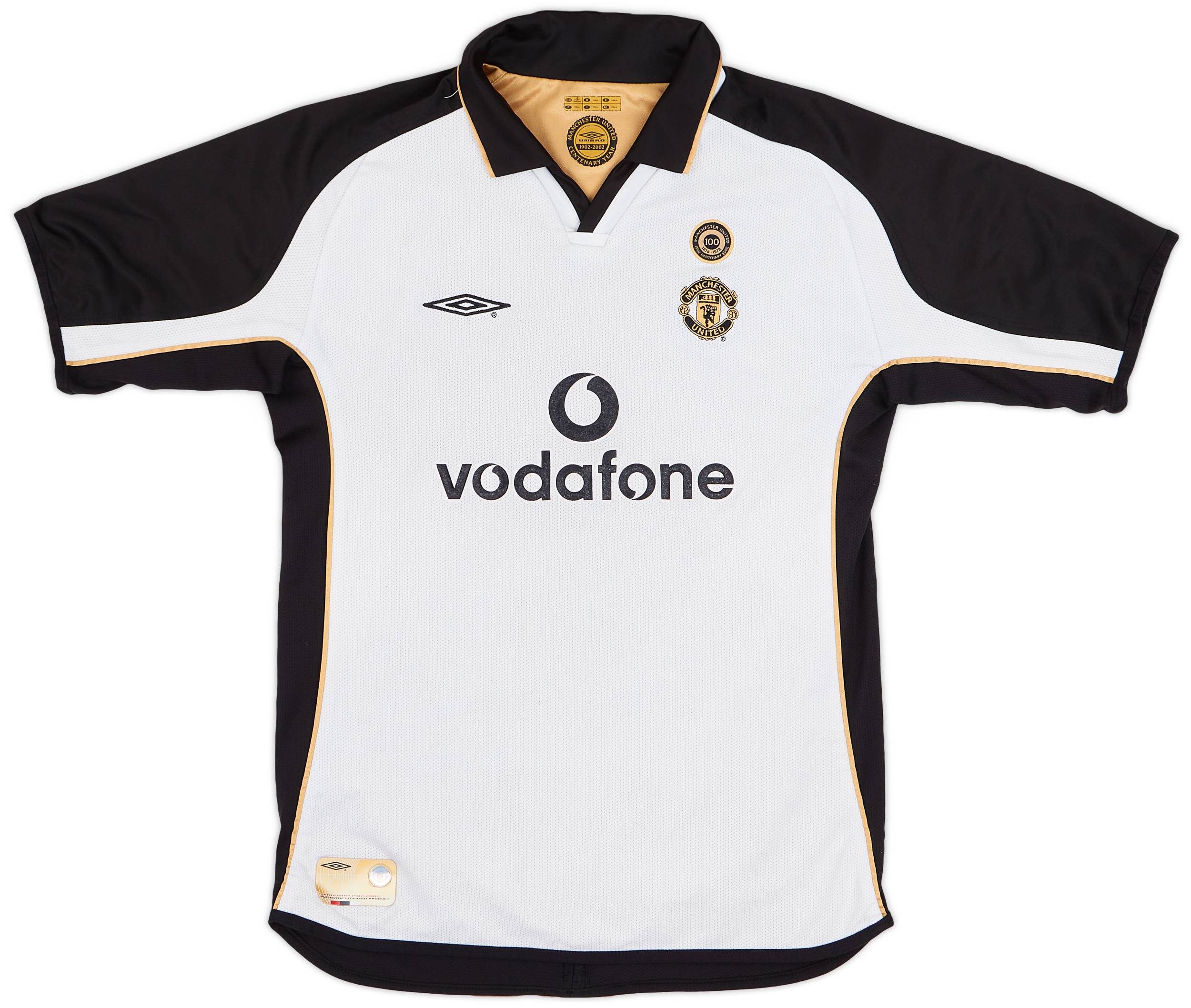 2001-02 Manchester United Centenary Away/Third Shirt - 6/10 - (L.Boys)