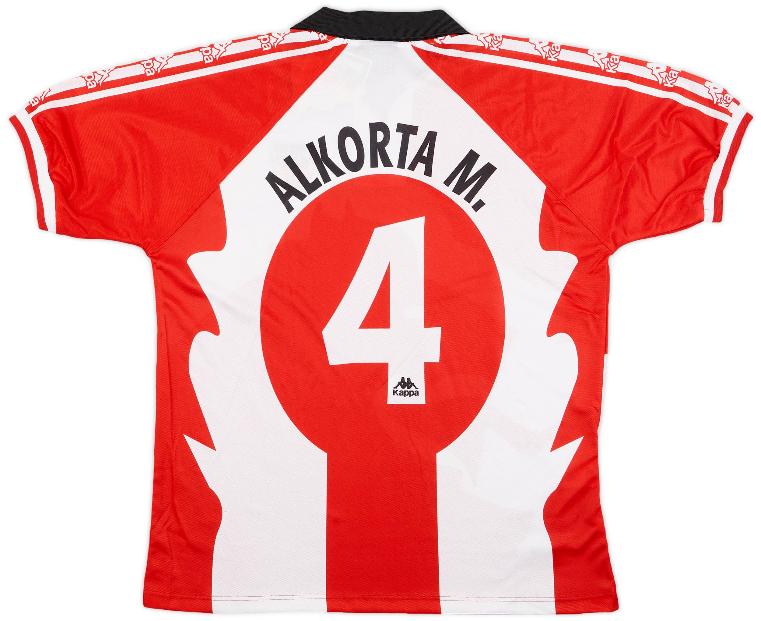 1997-98 Athletic Bilbao Centenary Third Shirt Alkorta M. #4 (XL)