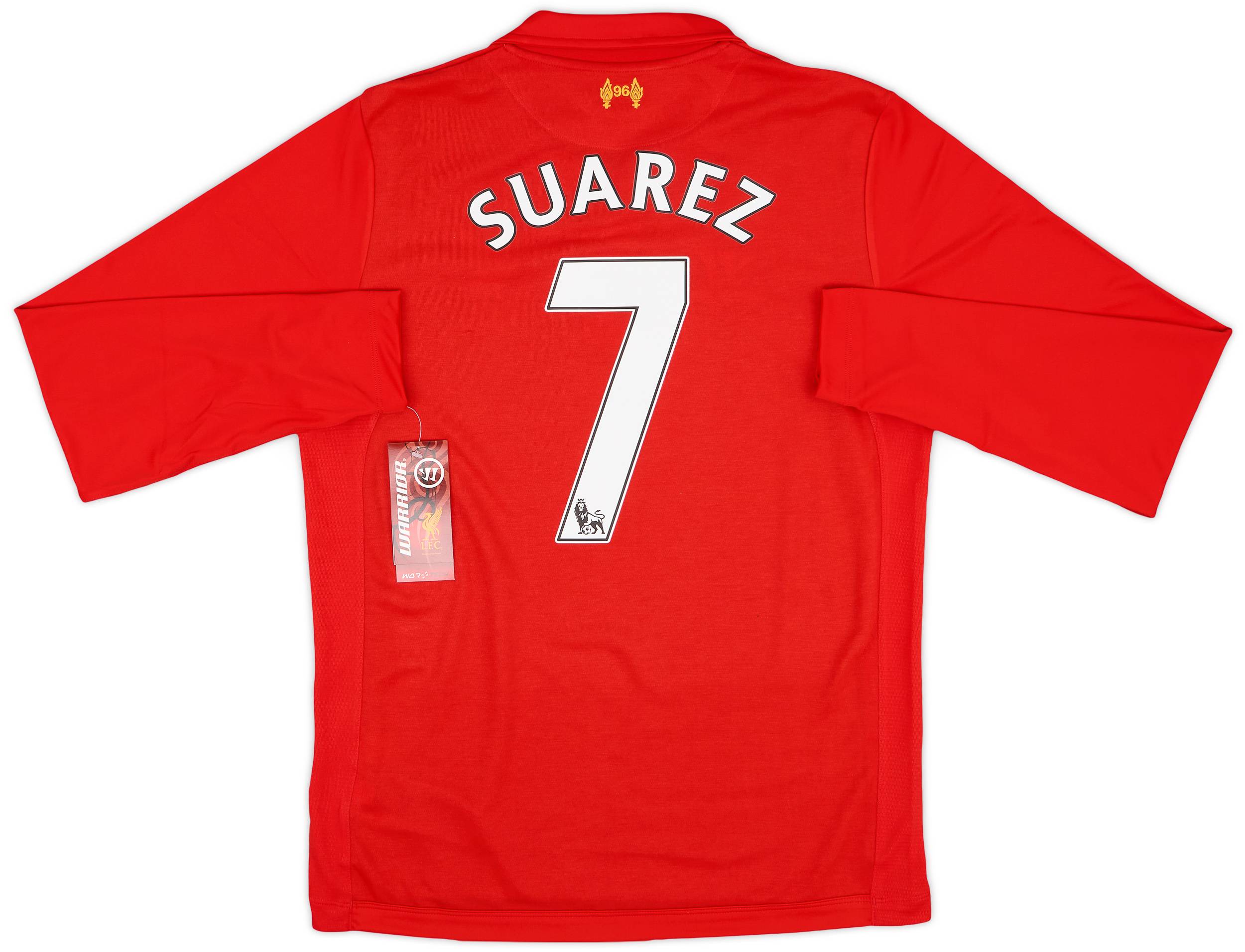 2012-13 Liverpool Home L/S Shirt Suarez #7 (S)