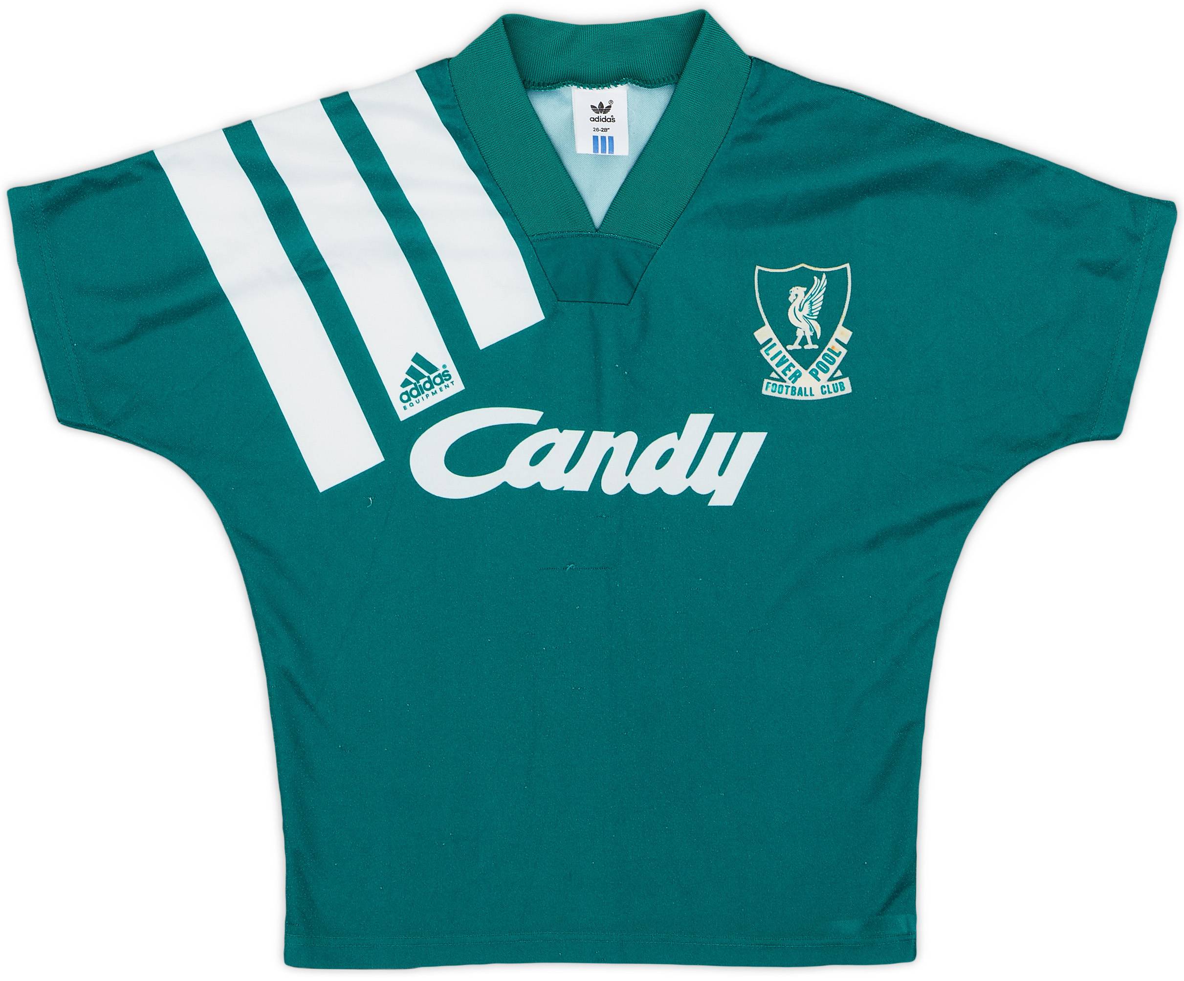 1991-92 Liverpool Away Shirt - 6/10 - (S.Boys)