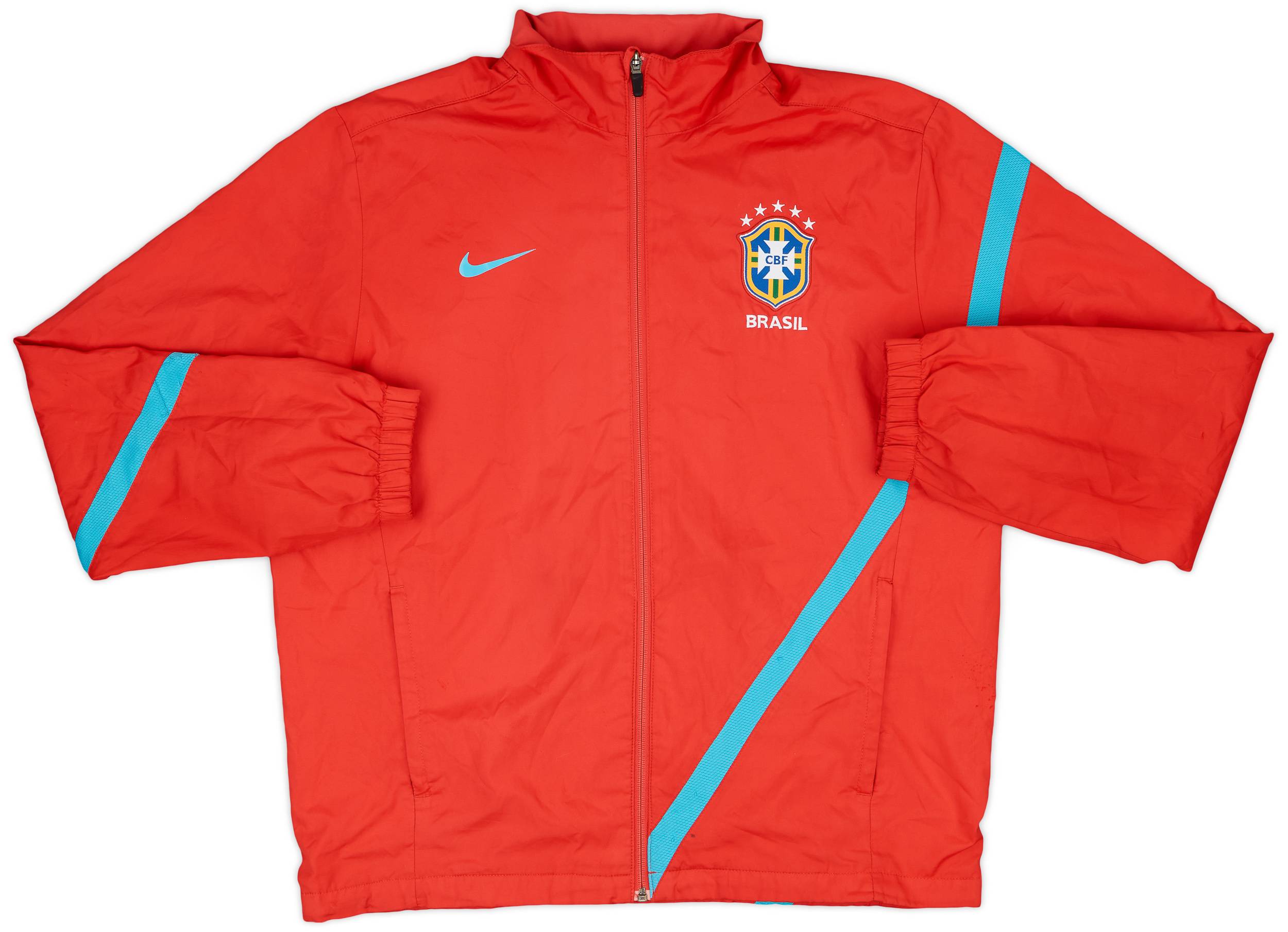 2012-13 Brazil Nike Track Jacket - 6/10 - (L)