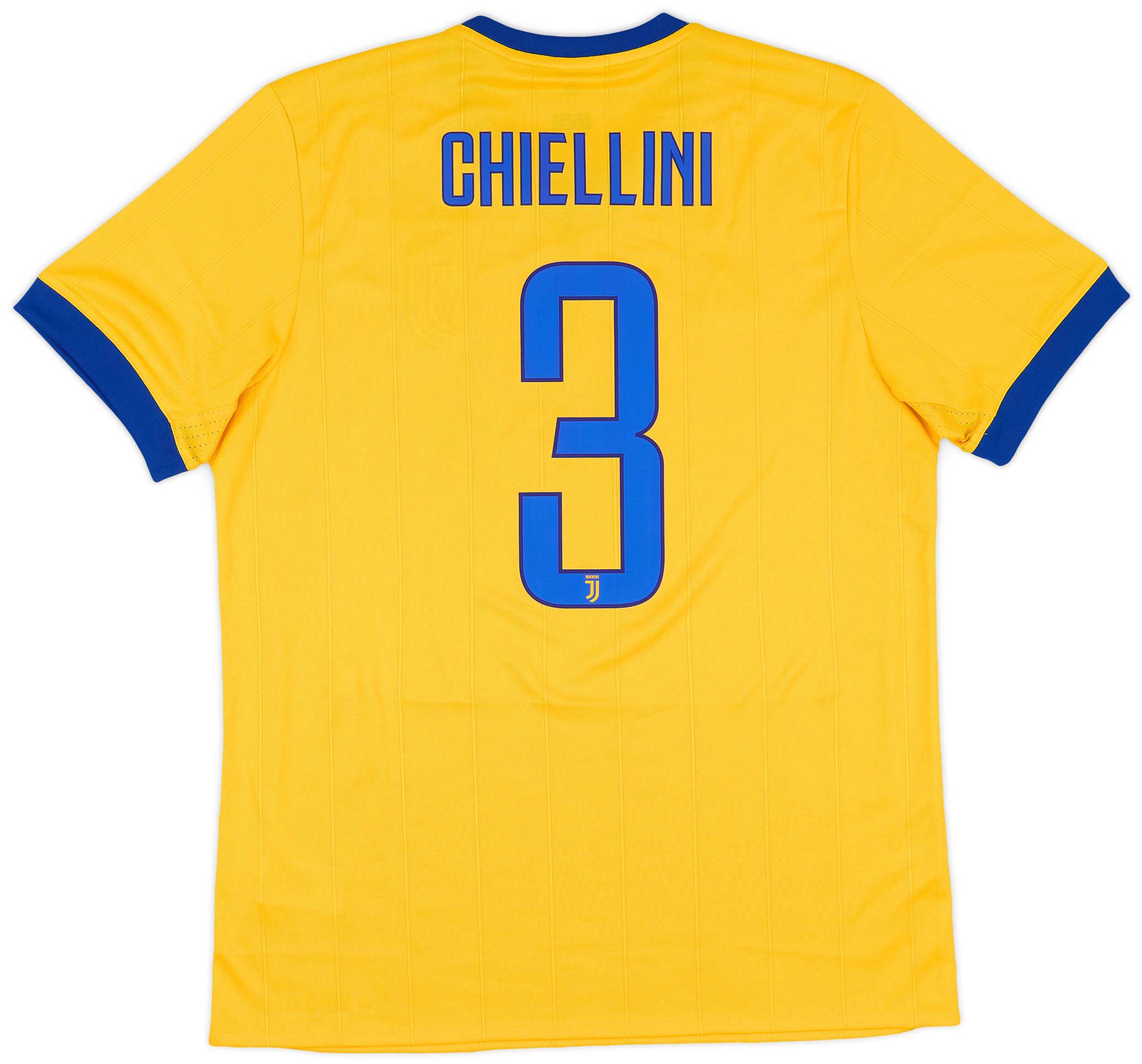 2017-18 Juventus Away Shirt Chiellini #3 - 8/10 - (L)