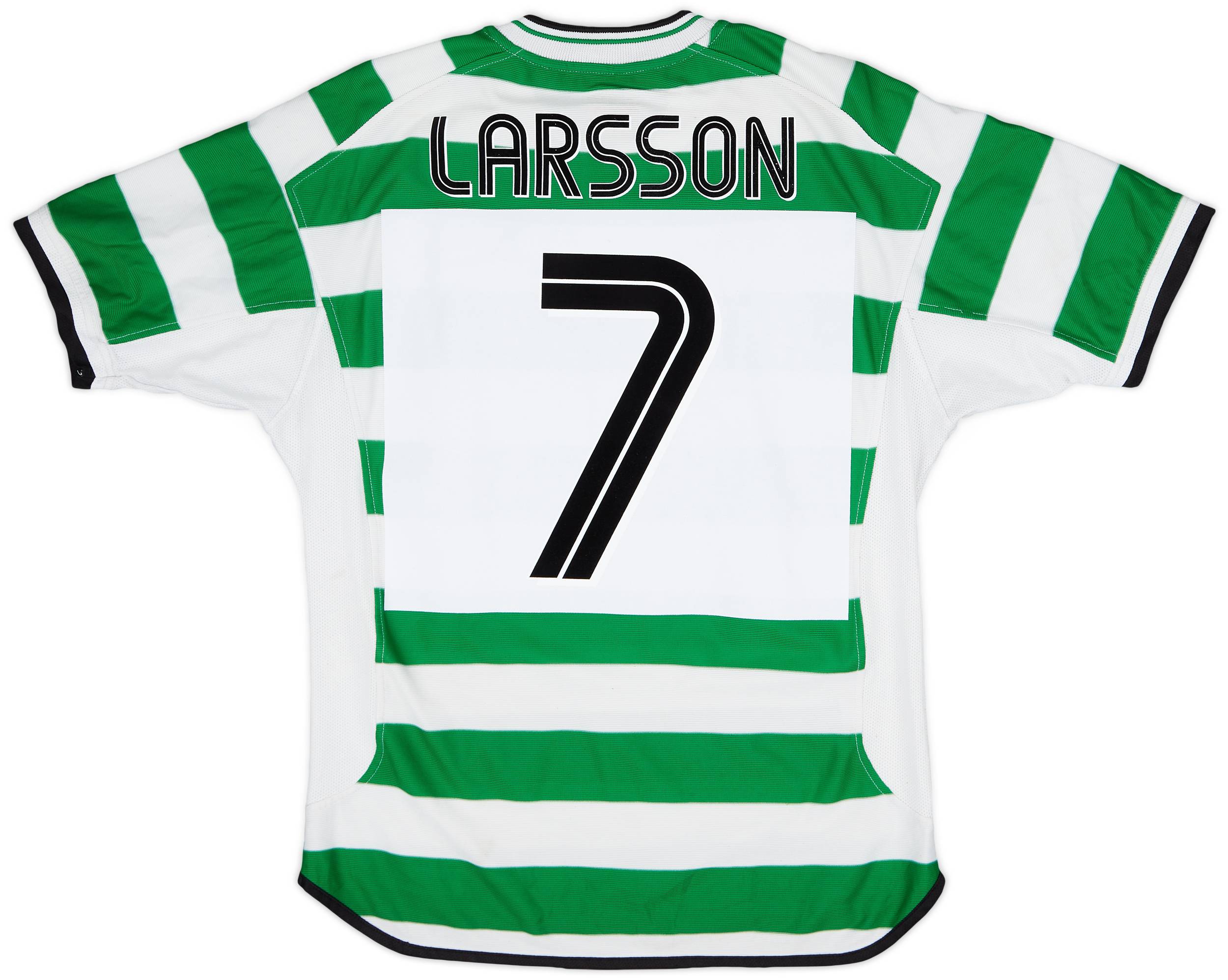 2001-03 Celtic Home Shirt Larsson #7 - 6/10 - (M)