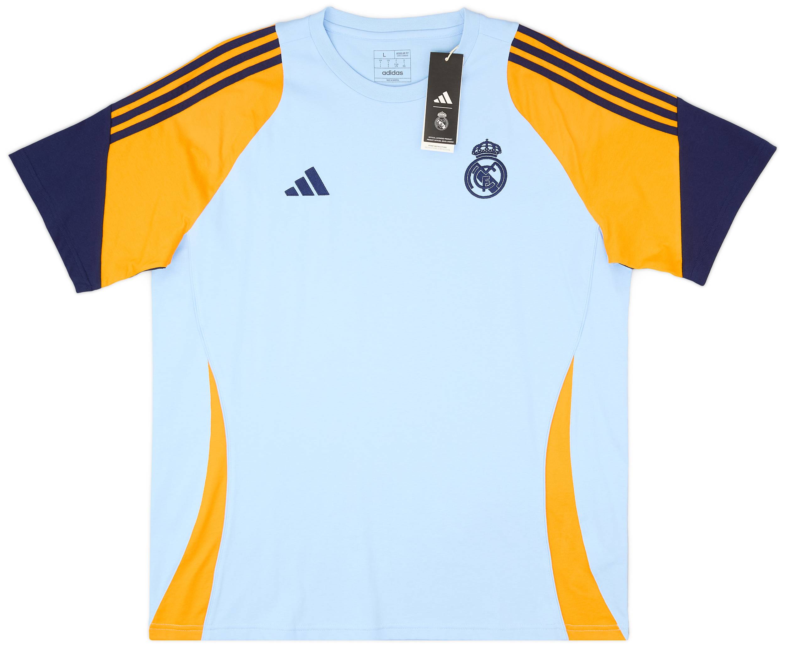 2024-25 Real Madrid adidas Training Tee