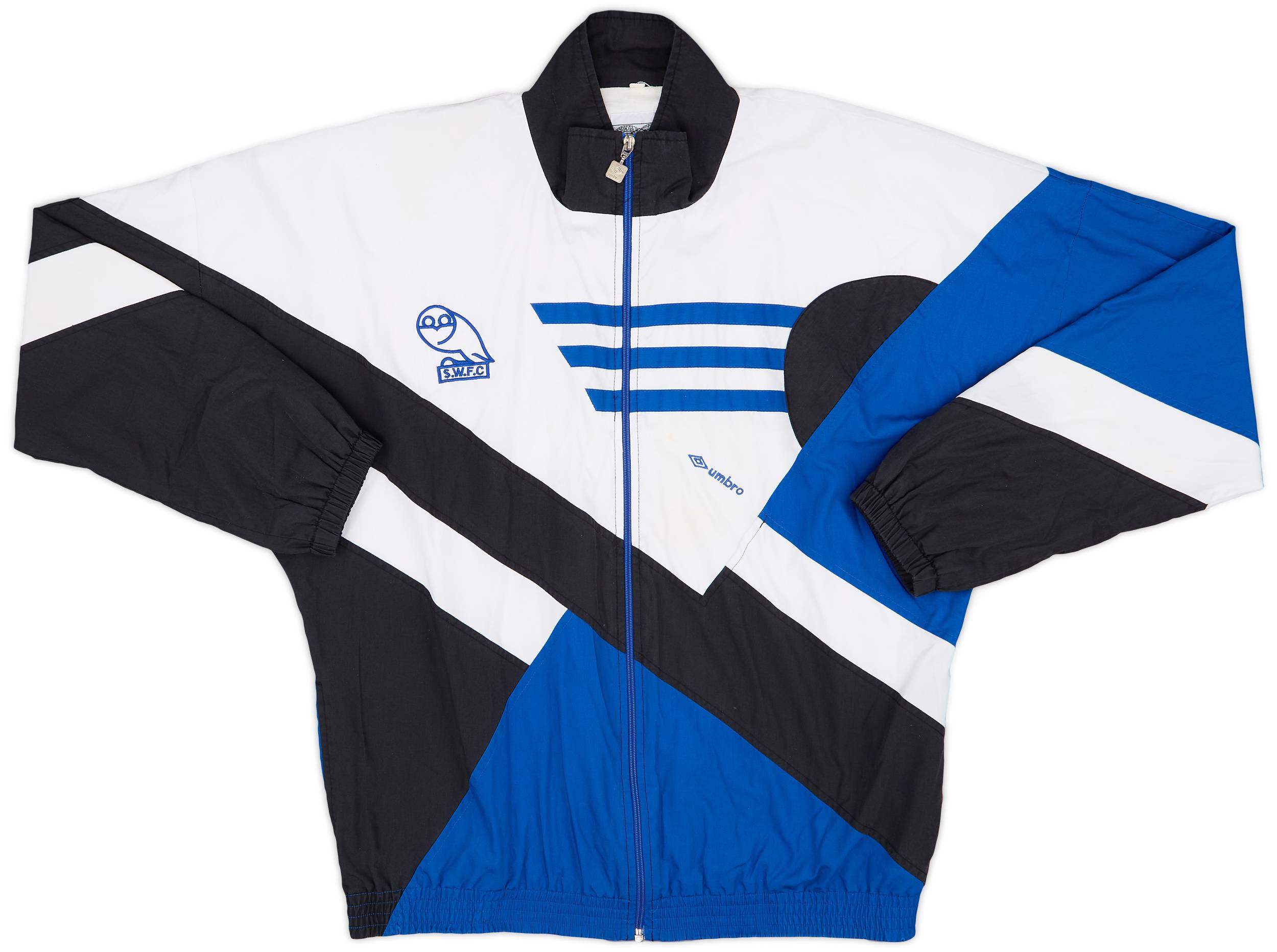 1991-93 Sheffield Wednesday Umbro Track Jacket - 7/10 - (M)