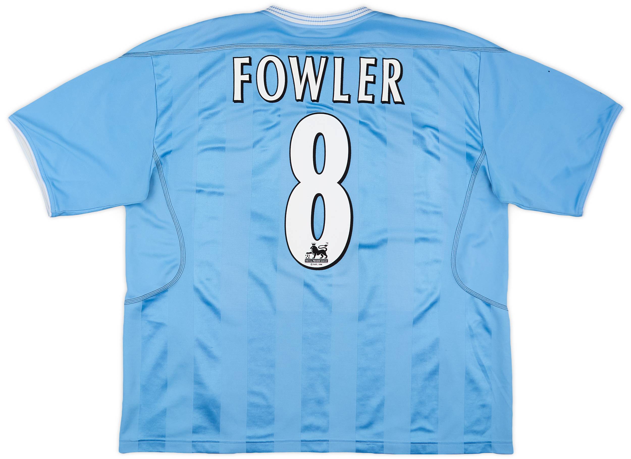 2003-04 Manchester City Home Shirt Fowler #8 - 5/10 - (XXL)