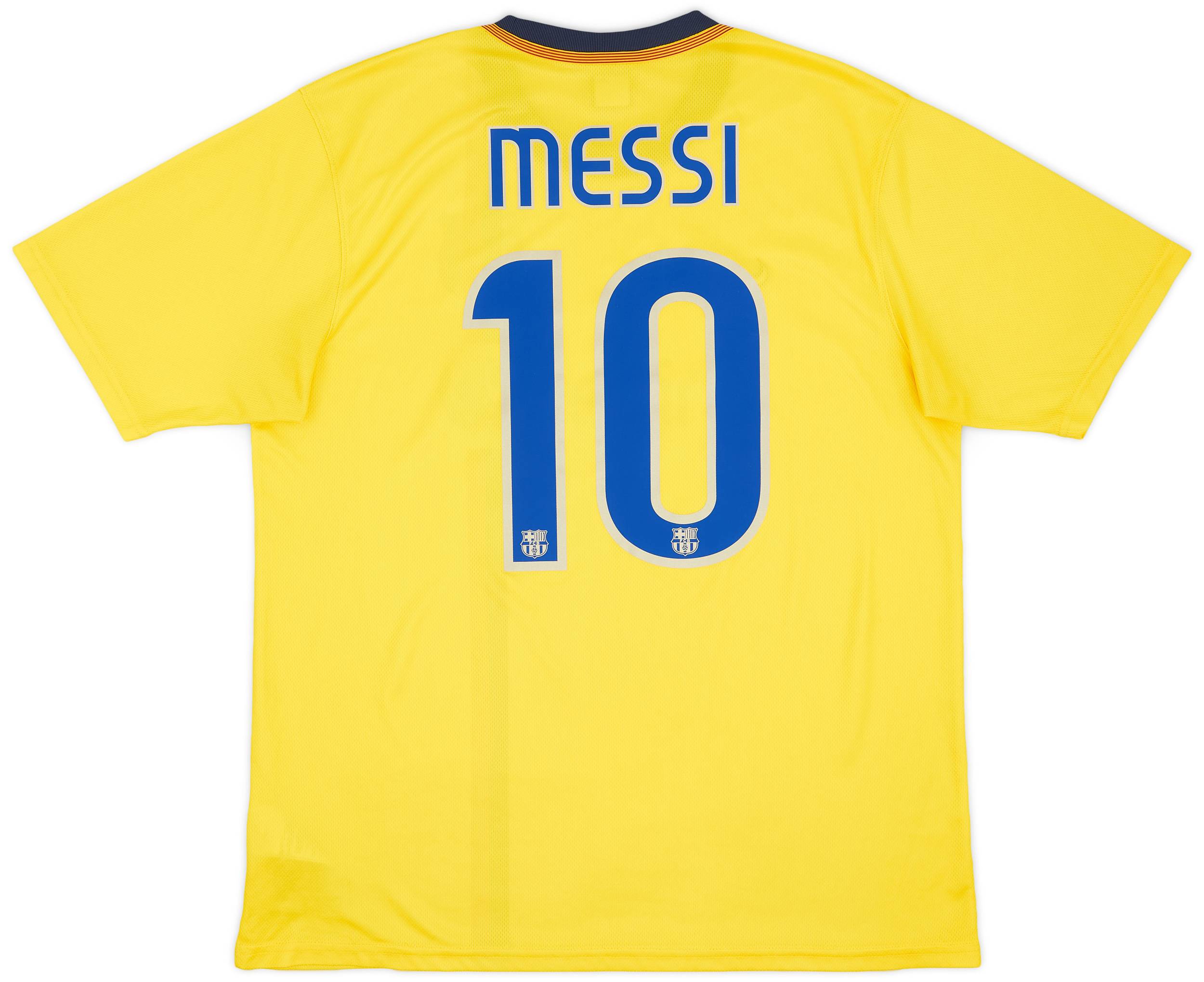 2008-10 Barcelona Basic Away Shirt Messi #10 - 9/10 - (L)