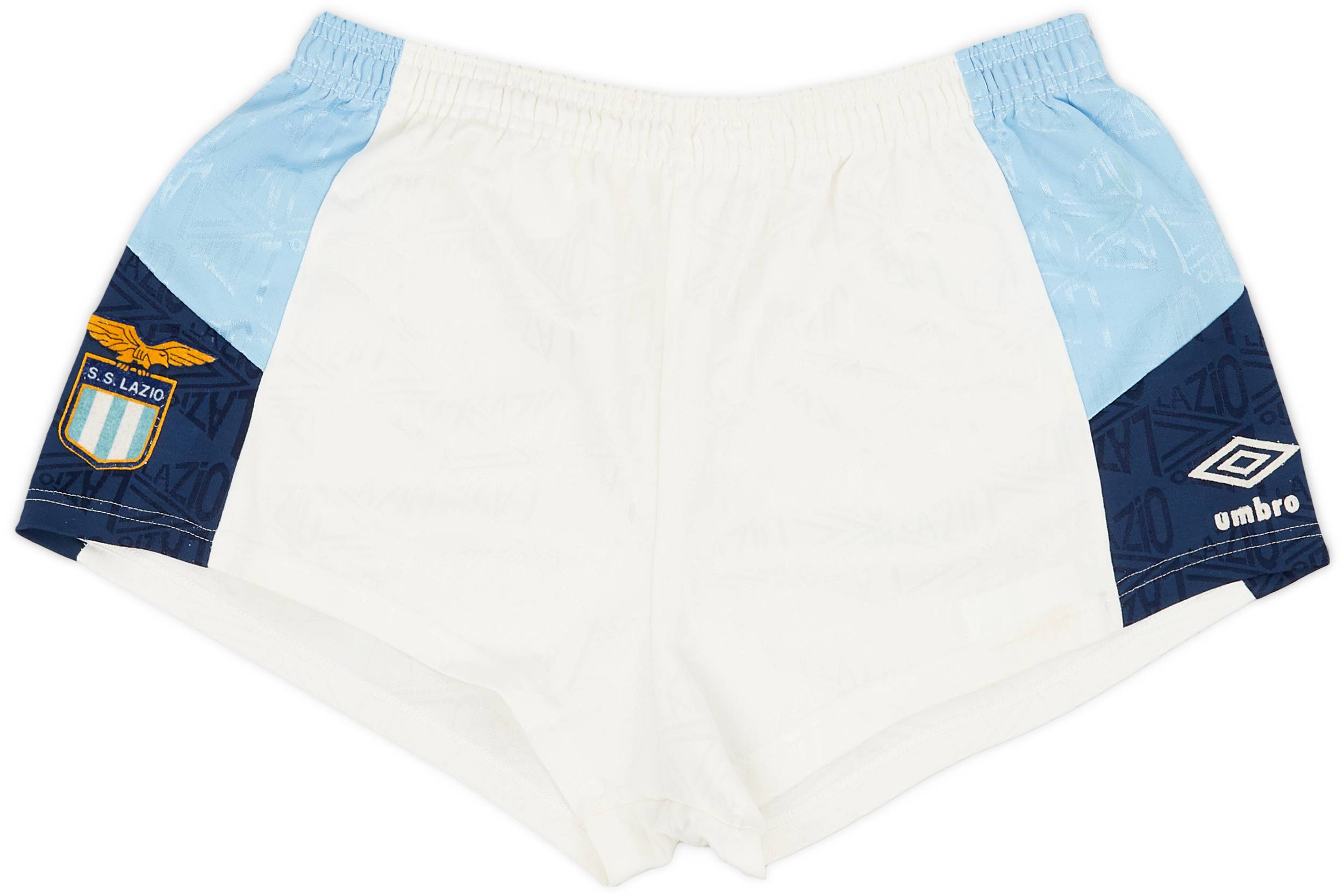 1991-93 Lazio Home Shorts - 9/10 - (Y)
