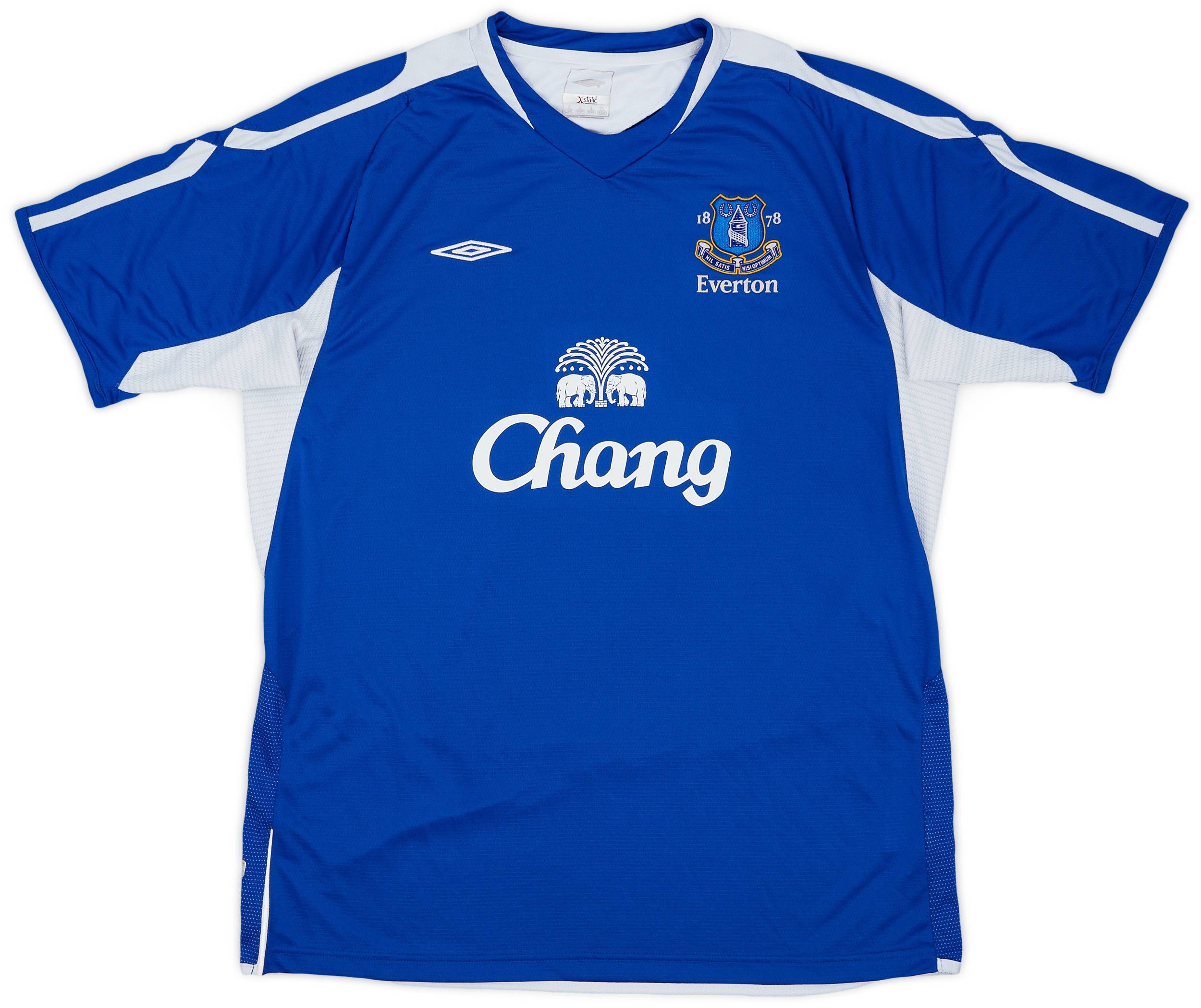 2005-06 Everton Umbro Training Shirt - 8/10 - (L)