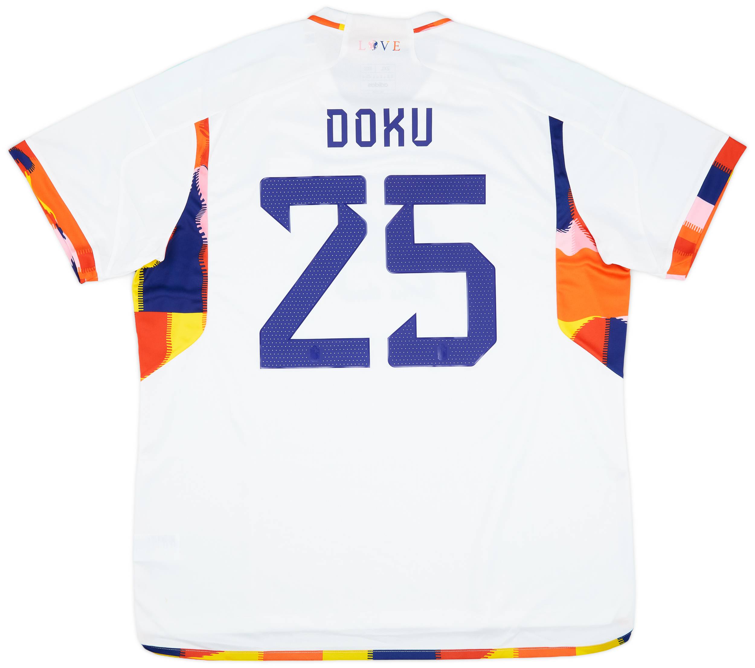 2022-23 Belgium Away Shirt Doku #25