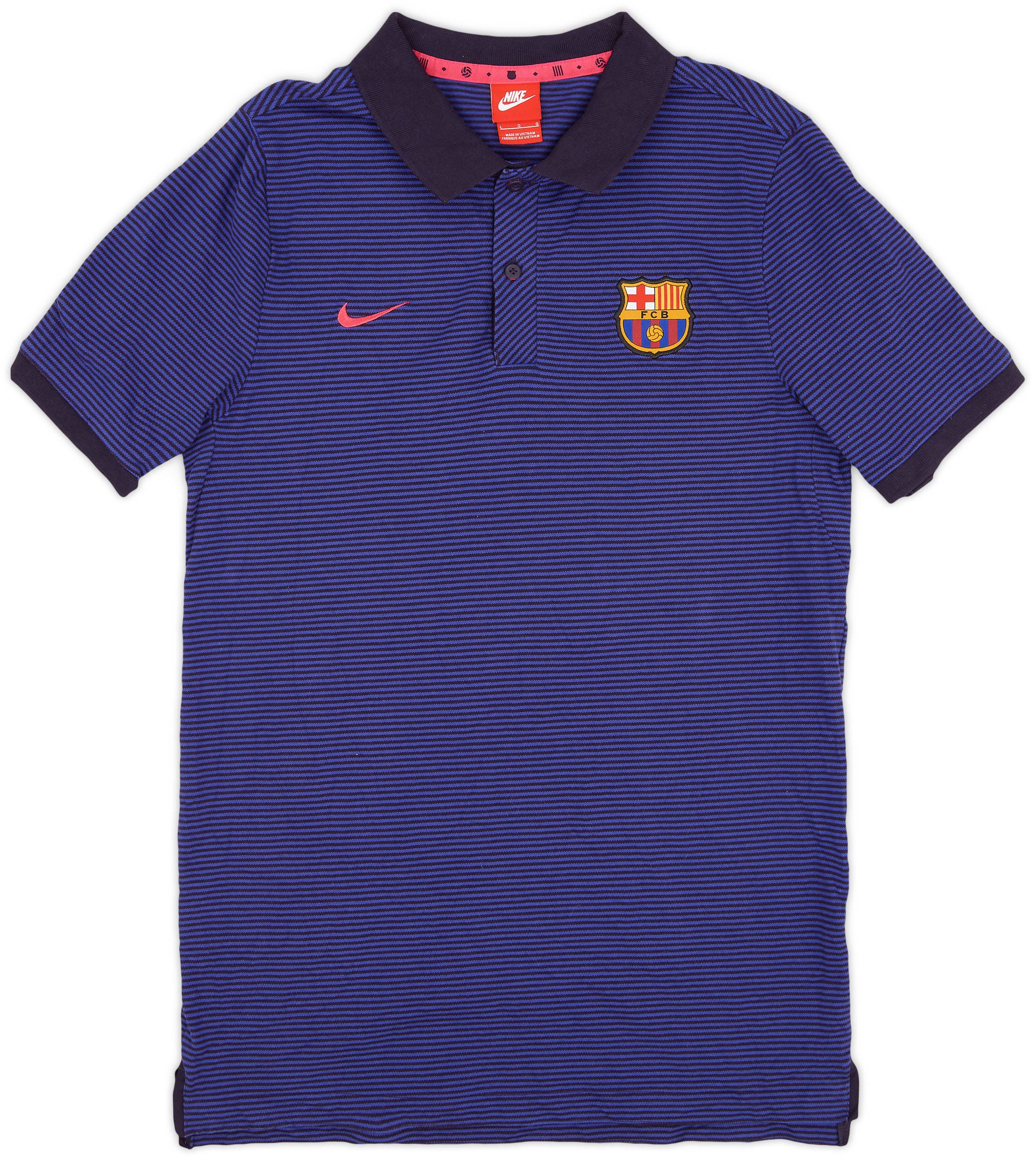 2016-17 Barcelona Nike Polo Shirt - 9/10 - (L)