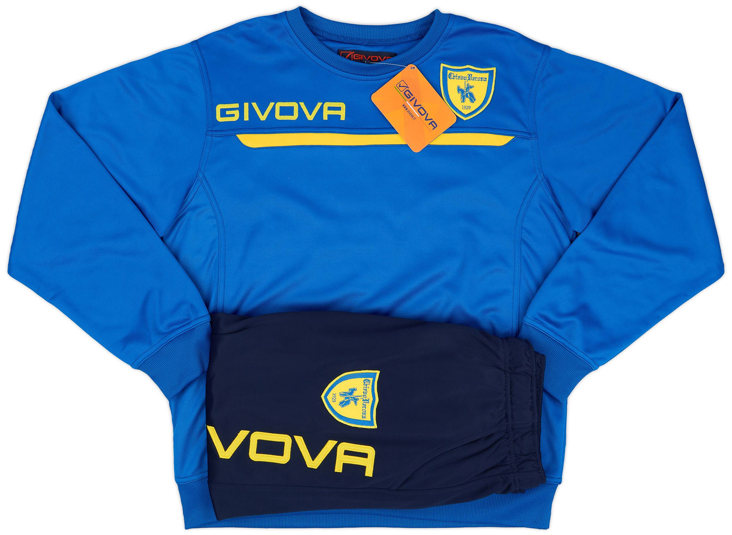 2017-18 Chievo Verona Givova Training Tracksuit (XS)