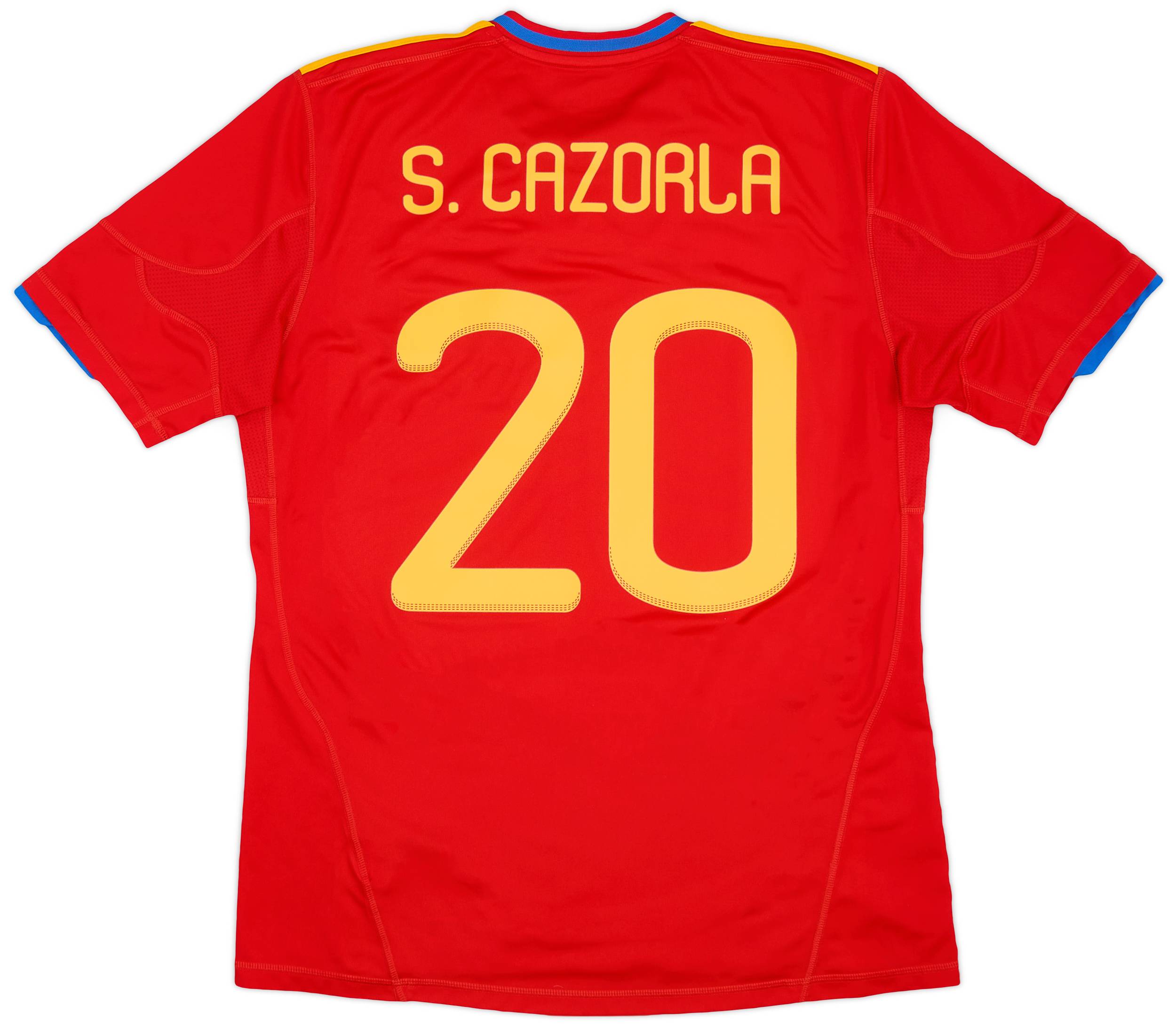 2009-10 Spain Home Shirt S.Cazorla #20 - 9/10 - (L)