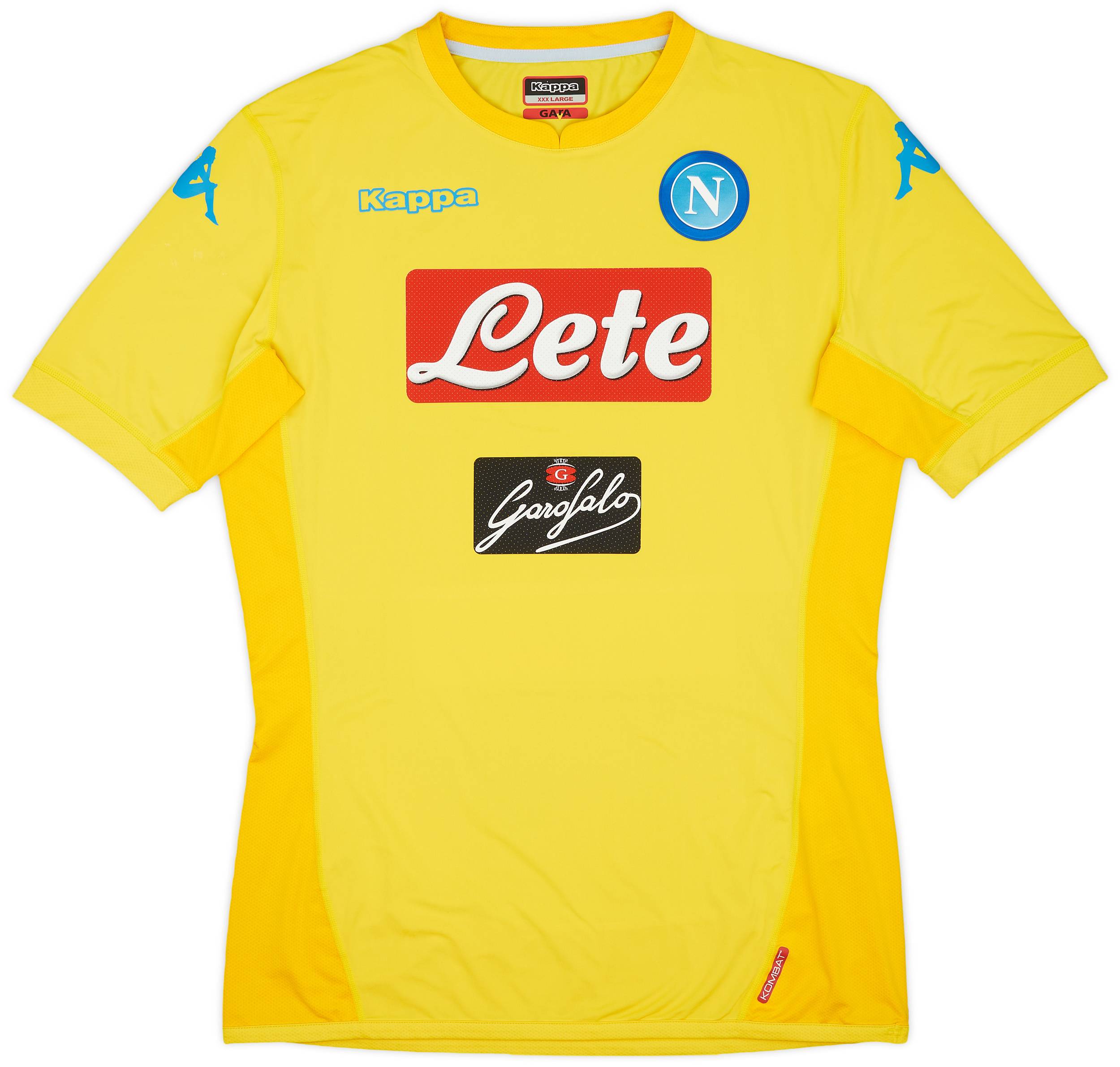 2017-18 Napoli Authentic Away Shirt - 8/10 - (3XL)