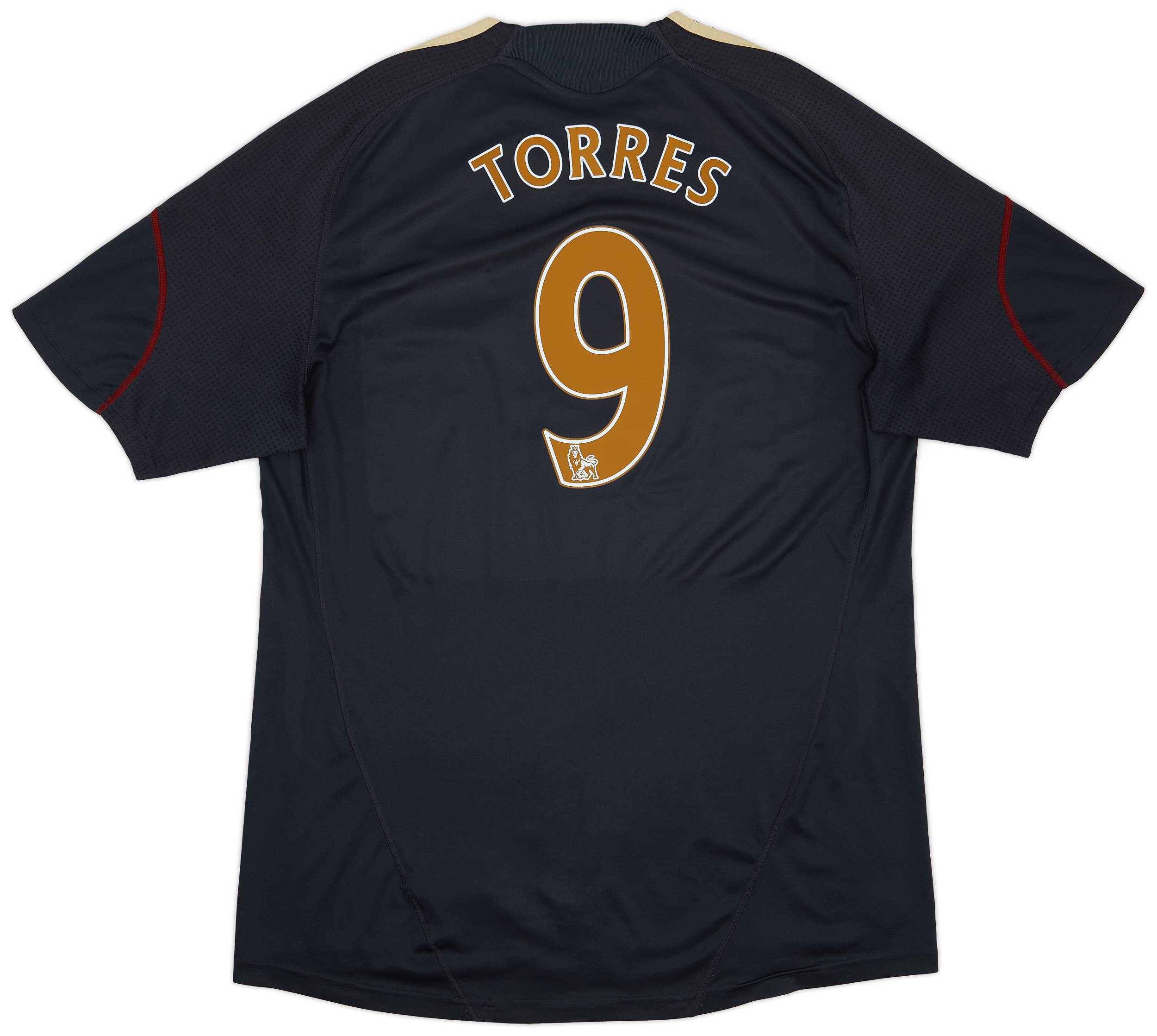 【人気ショップが最安値挑戦！】 Torres Shirt Away Liverpool 2009-10 #9 (XL) - 7/10 - ウェア