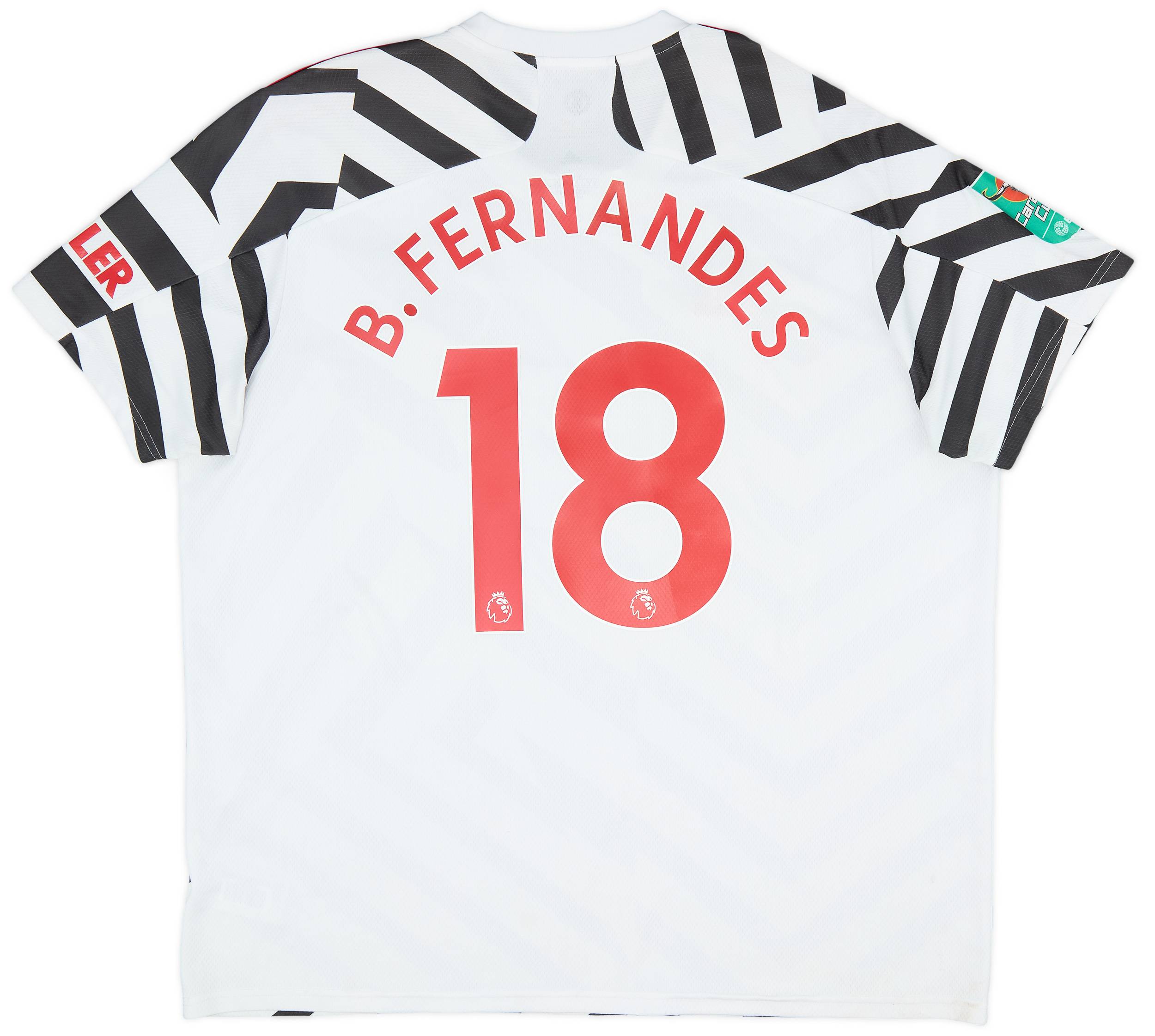 2020-21 Manchester United Third Shirt B.Fernandes #18 - 6/10 - (XXL)
