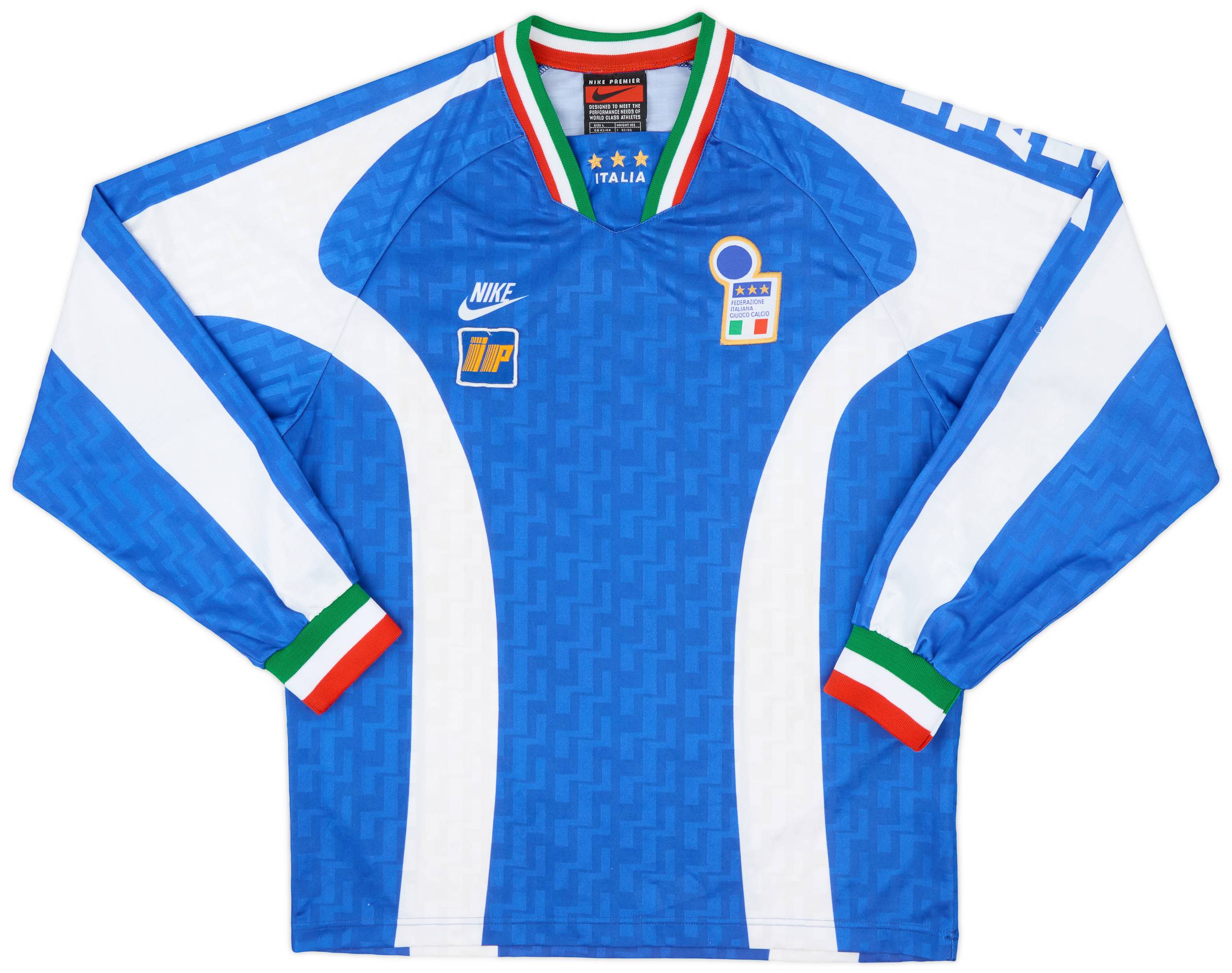 1995-96 Italy Player Issue Nike Training L/S Shirt - 8/10 - (L)