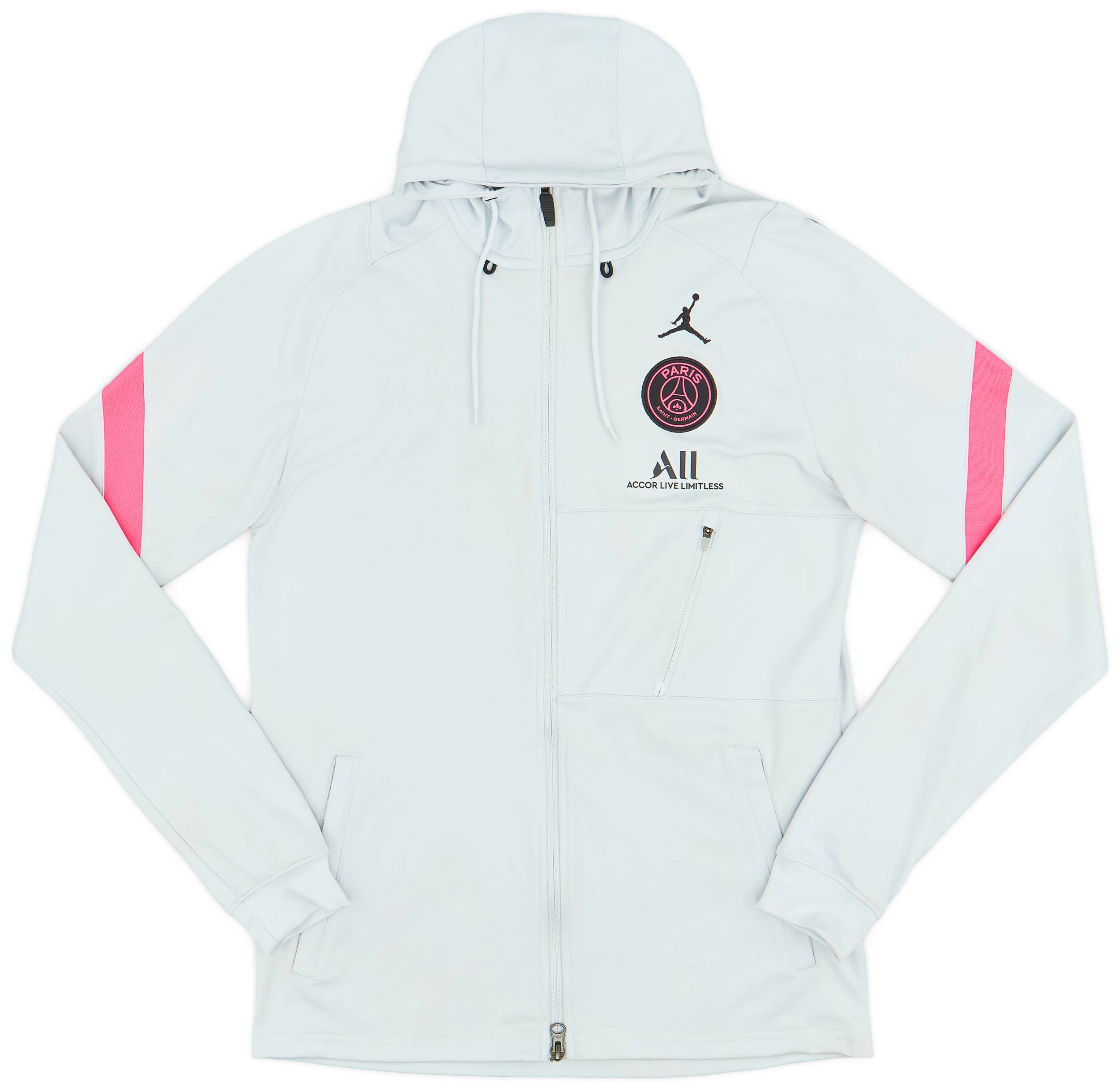 2021-22 Paris Saint-Germain Nike x Jordan Hooded Track Jacket - 5/10 - (S)