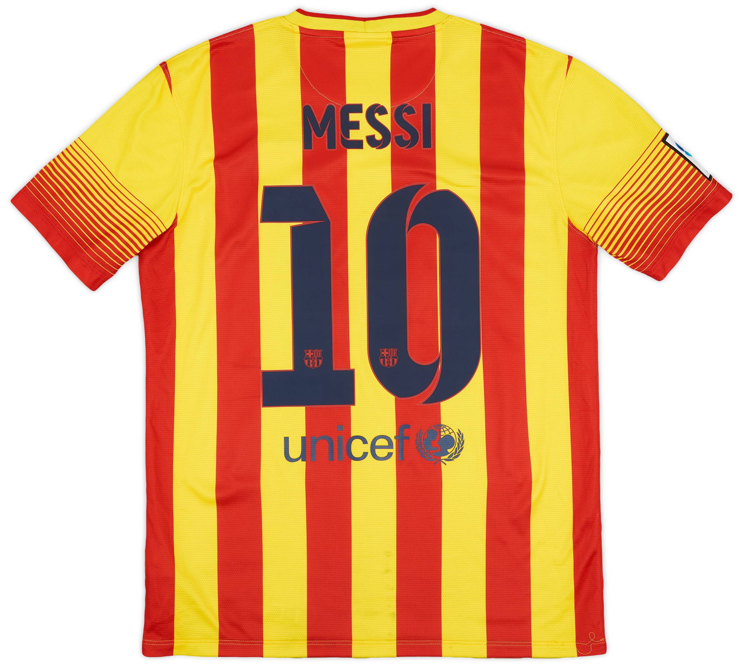 2013-15 Barcelona Away Shirt Messi #10 - 7/10 - (M)
