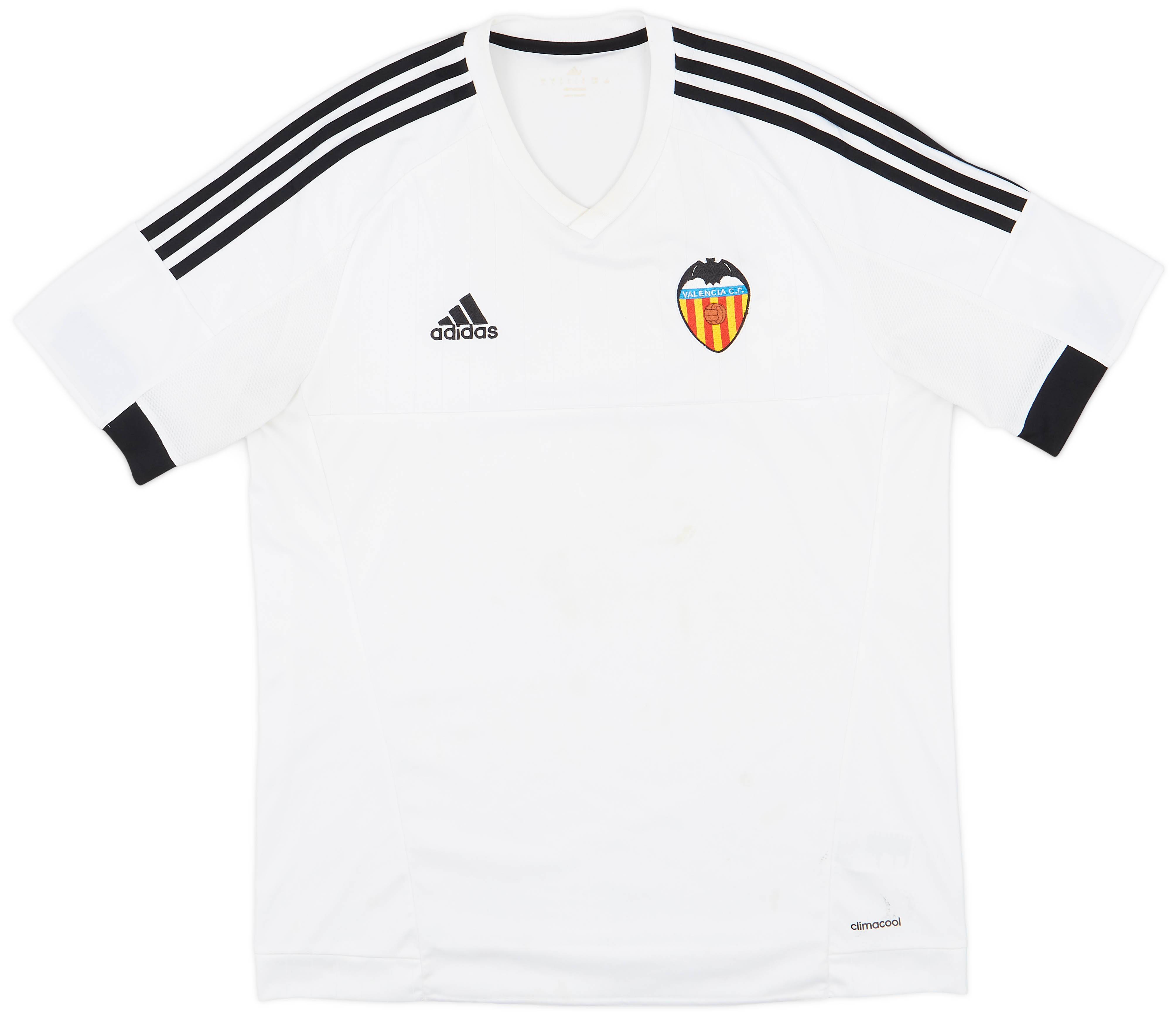 2015-16 Valencia Home Shirt - 4/10 - (L)