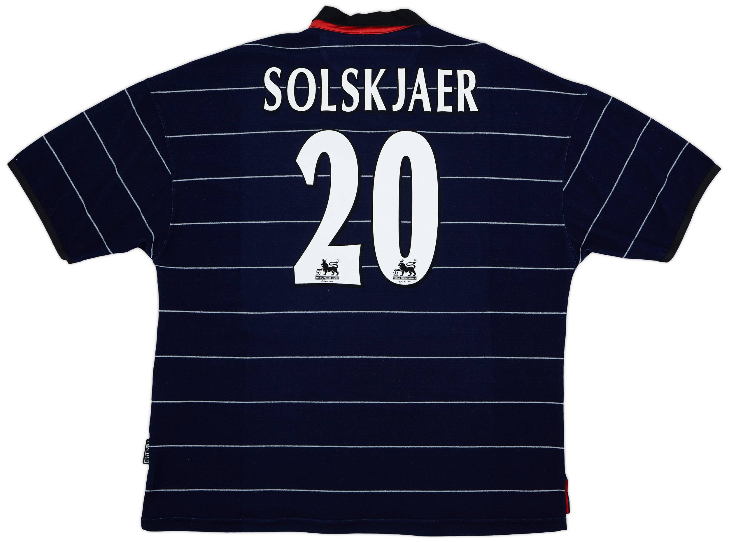 1999-00 Manchester United Away Shirt Solskjaer #20 - 9/10 - (XXL)