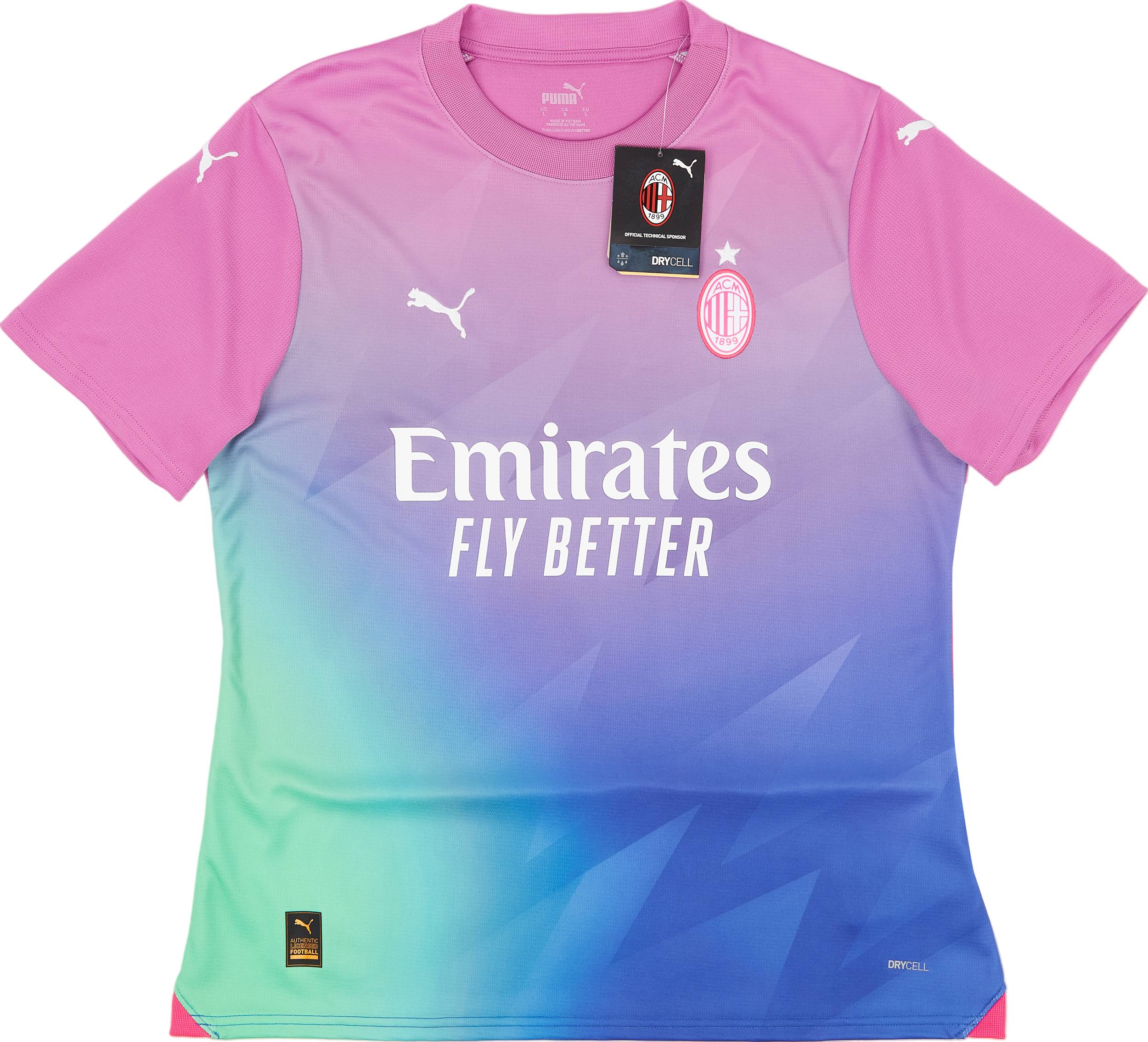 Ac milan women's jersey store
