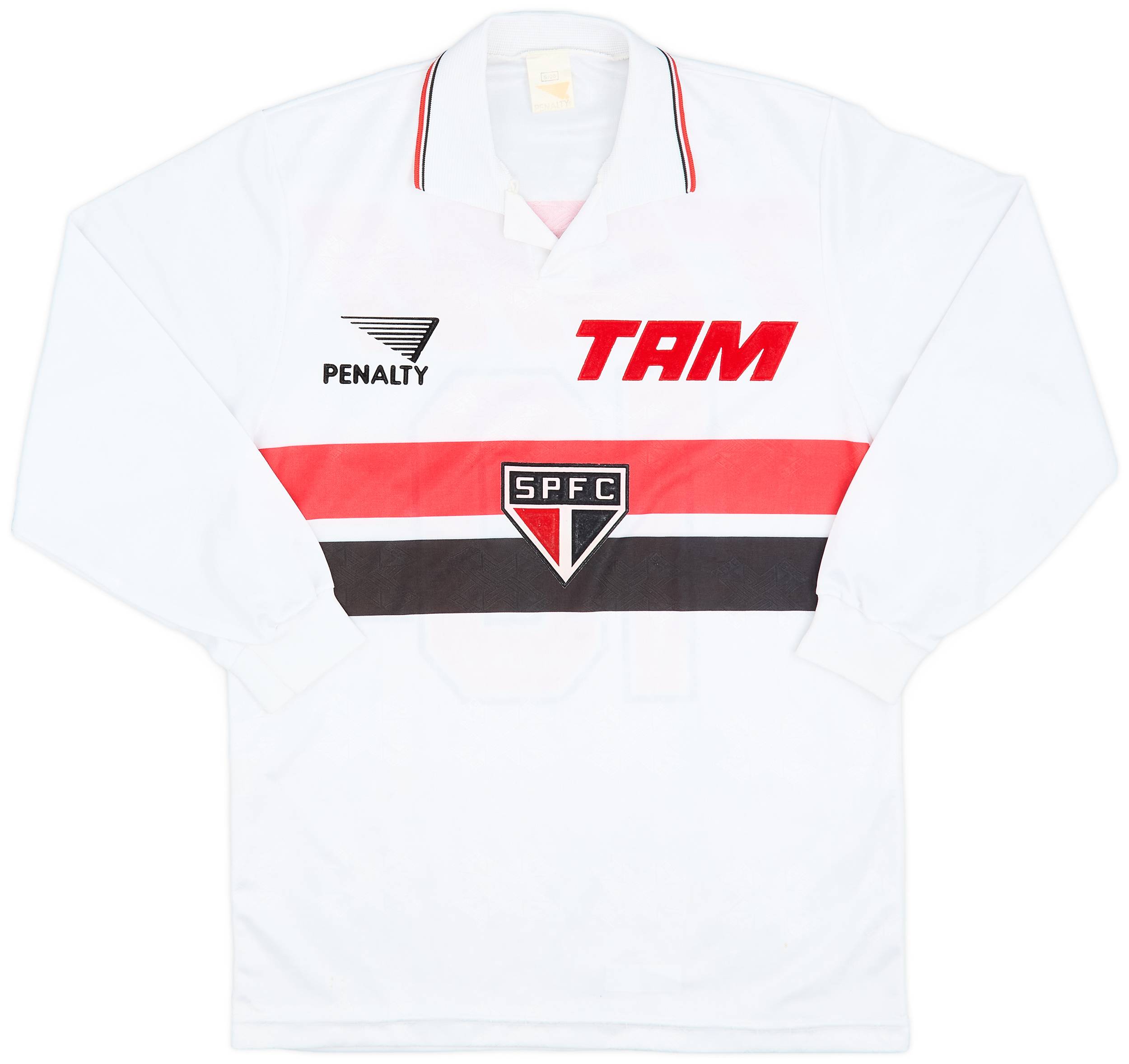 1994 Sao Paulo Home L/S Shirt #10 (Juninho) - 9/10 - (S)