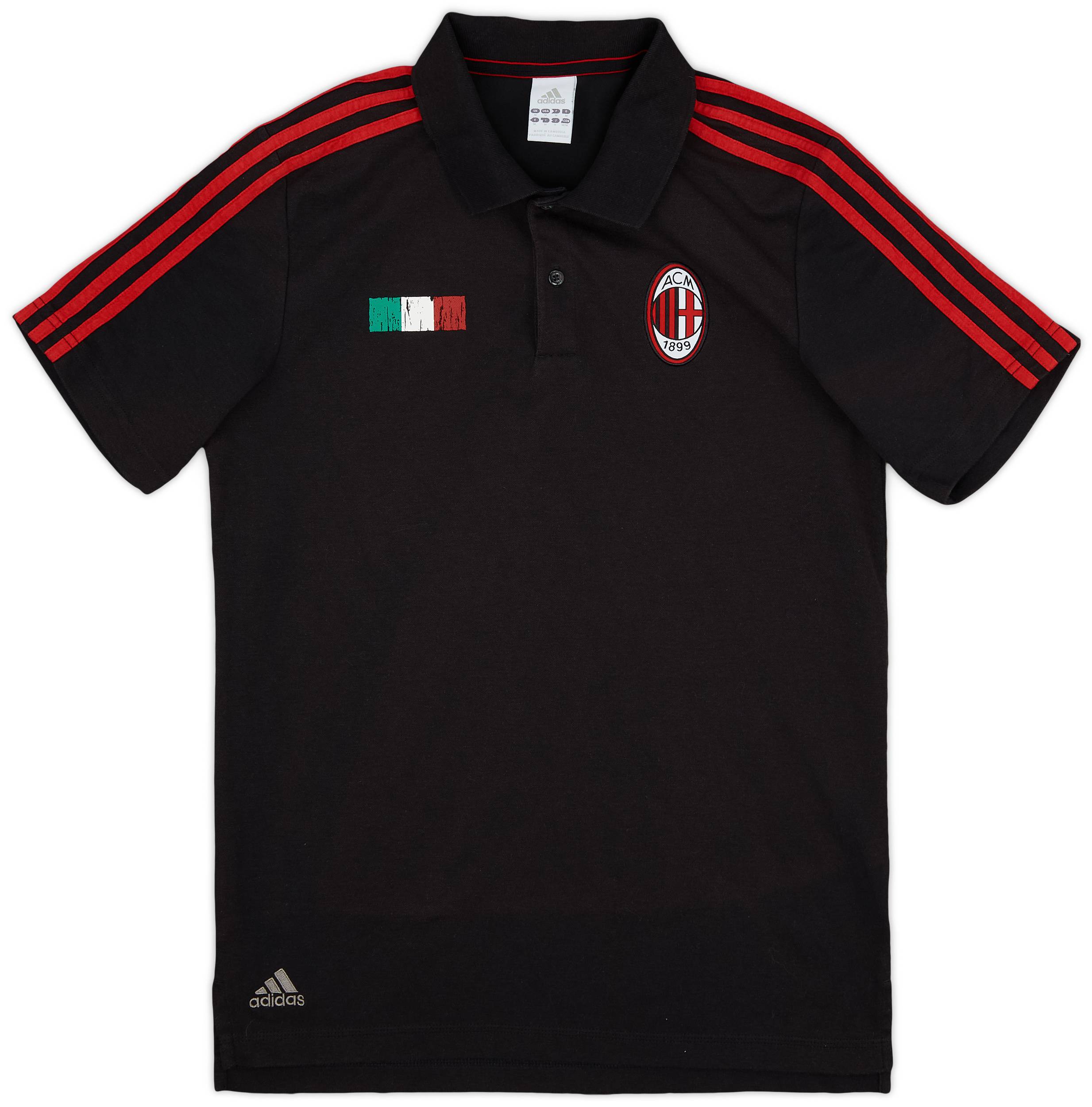 2012-13 AC Milan adidas Polo Shirt - 6/10 - (M)
